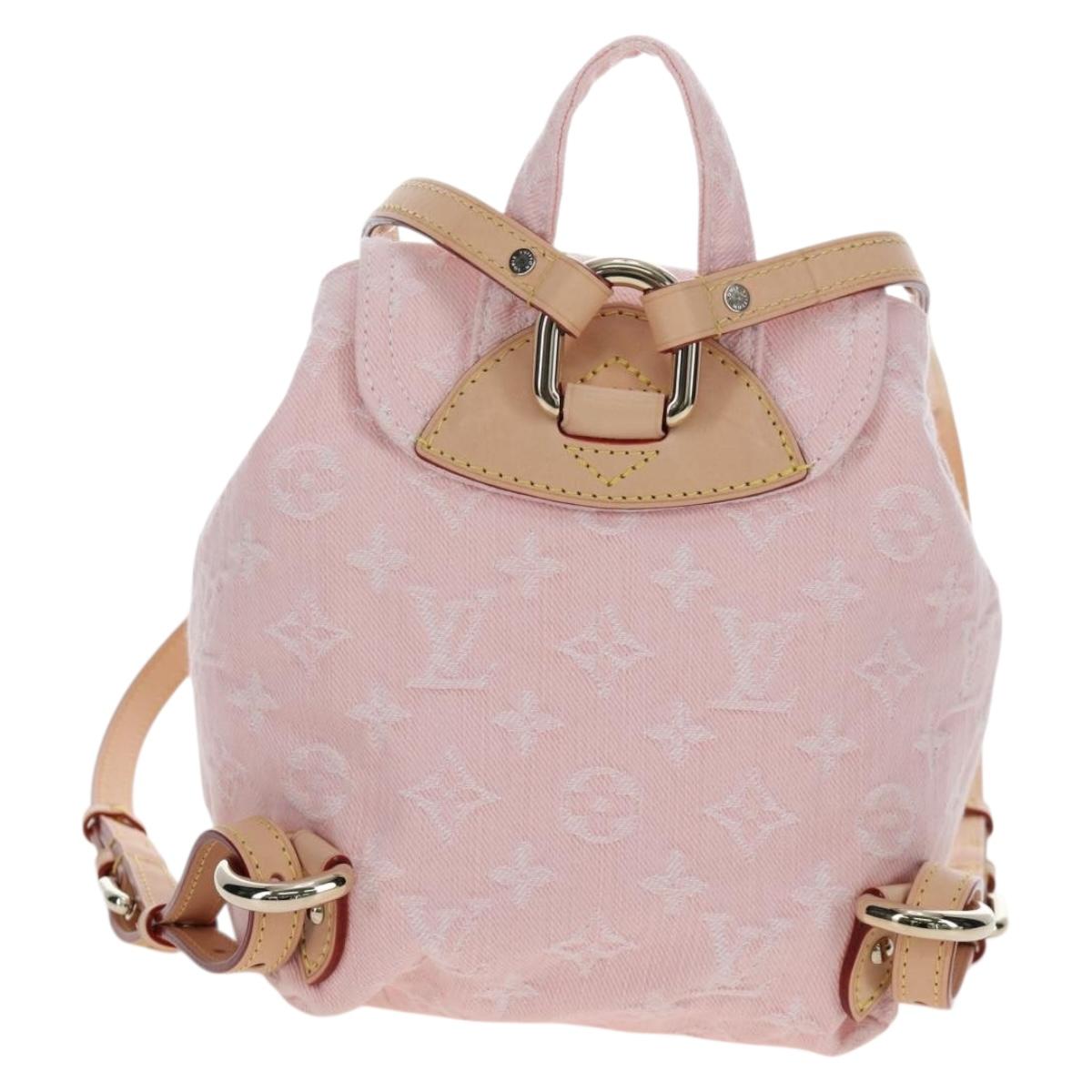 LOUIS VUITTON Monogram Denim Venice Backpack Pink M13031 LV Auth 197345SM