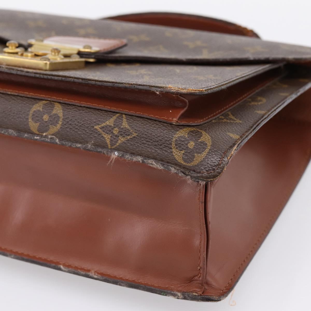 LOUIS VUITTON Monogram Monceau 28 Hand Bag M51185 LV Auth 197441