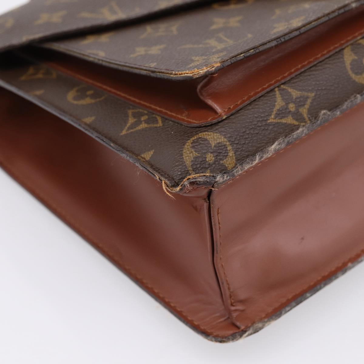 LOUIS VUITTON Monogram Monceau 28 Hand Bag M51185 LV Auth 197441