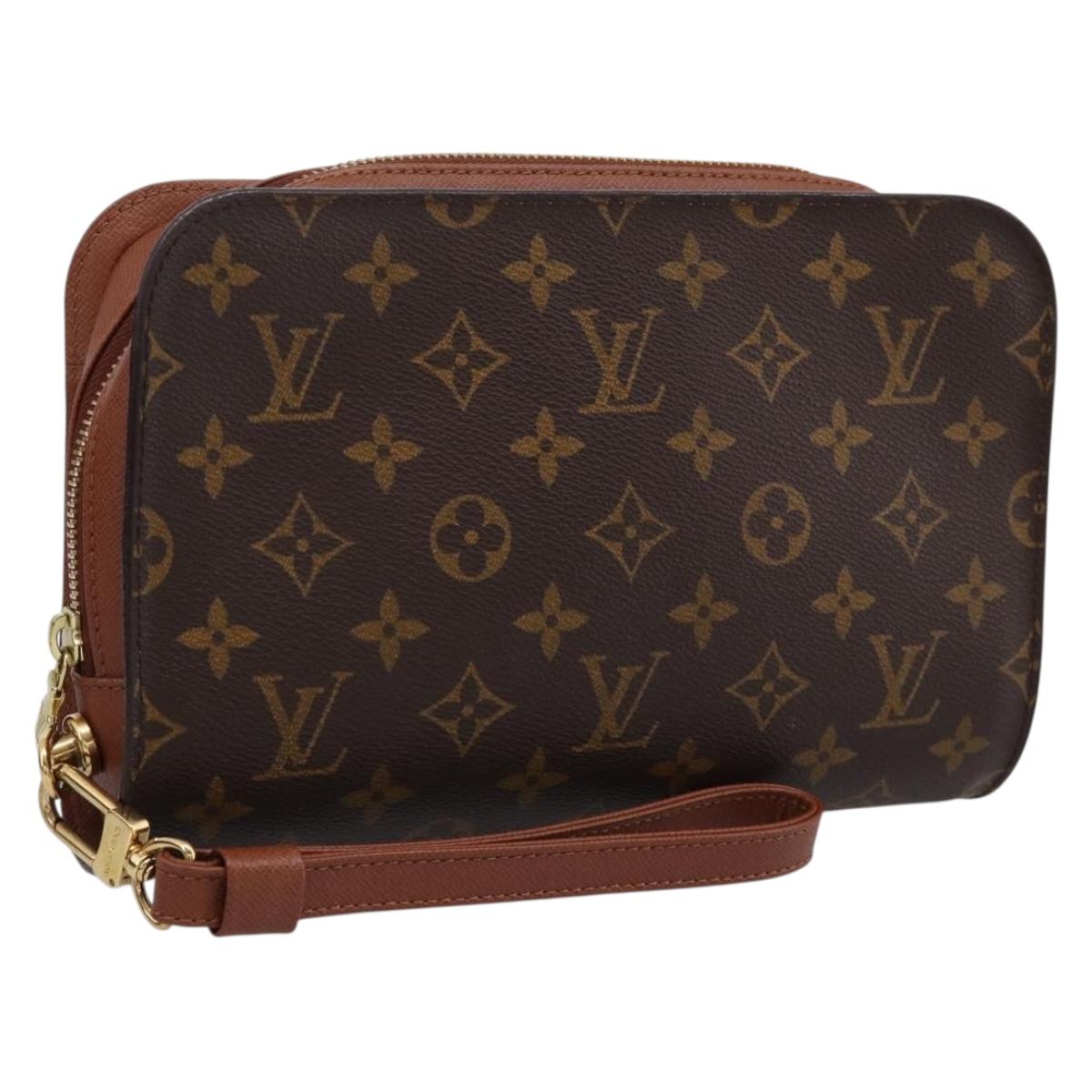 LOUIS VUITTON Monogram Orsay Clutch Bag M51790 LV Auth 197445