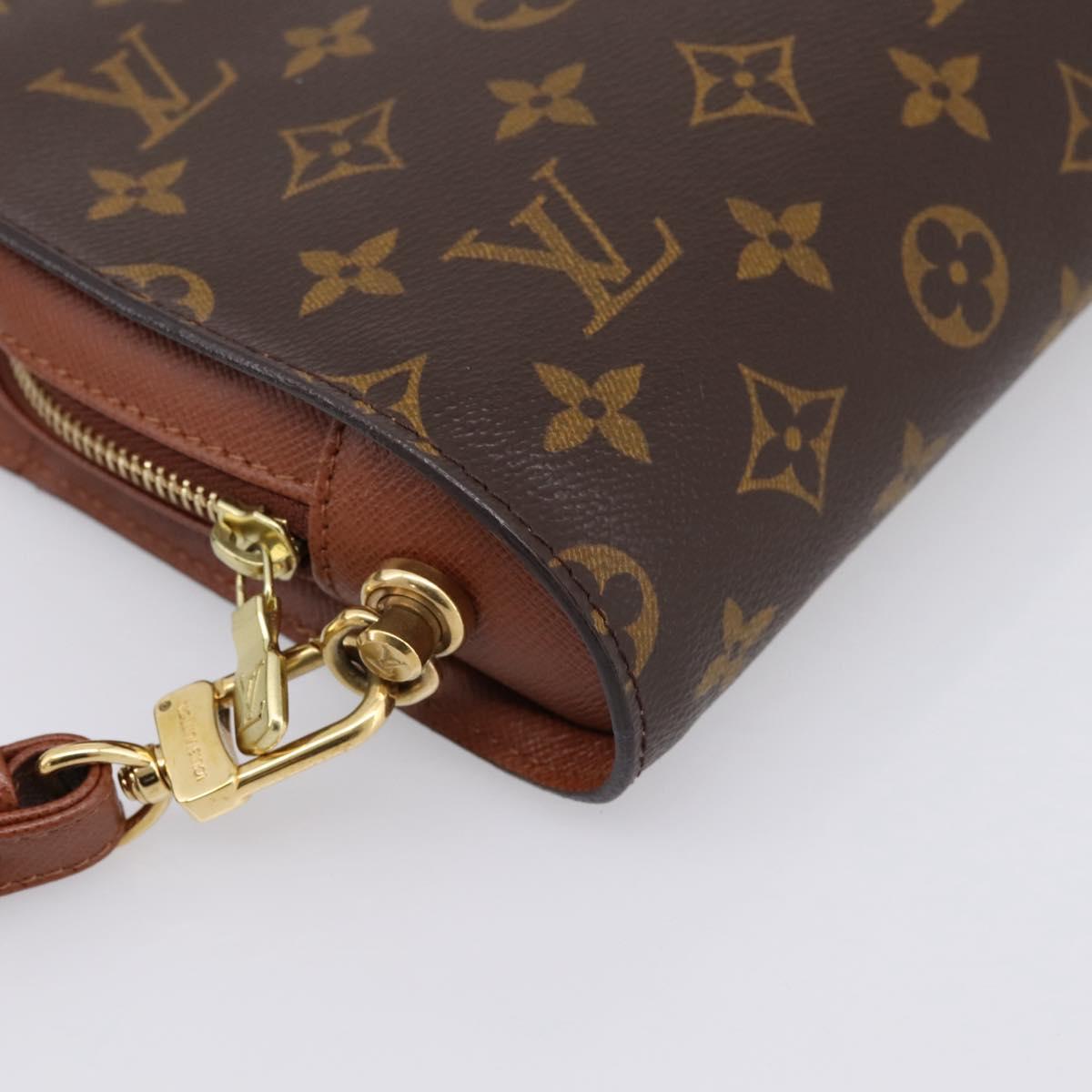 LOUIS VUITTON Monogram Orsay Clutch Bag M51790 LV Auth 197445