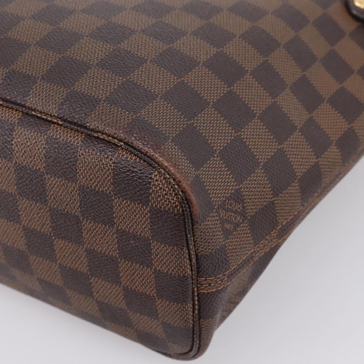LOUIS VUITTON Damier Ebene Neverfull PM Tote Bag N51109 LV Auth 197447