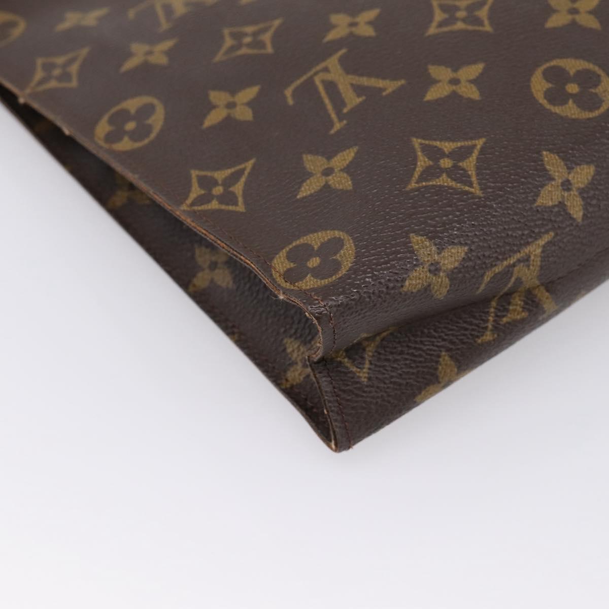 LOUIS VUITTON Monogram Poche Toilette 26 Pouch M47542 LV Auth 197449
