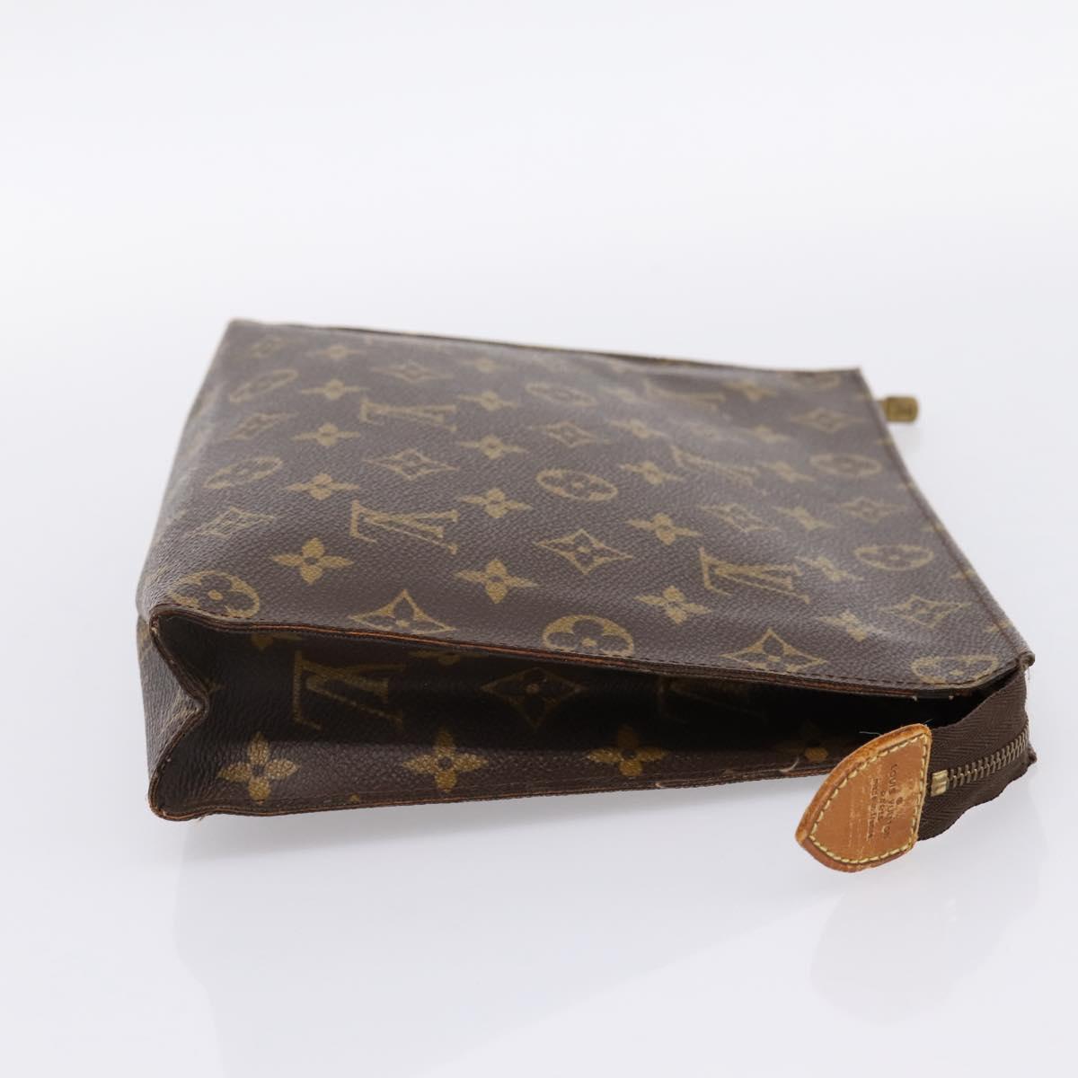 LOUIS VUITTON Monogram Poche Toilette 26 Pouch M47542 LV Auth 197449