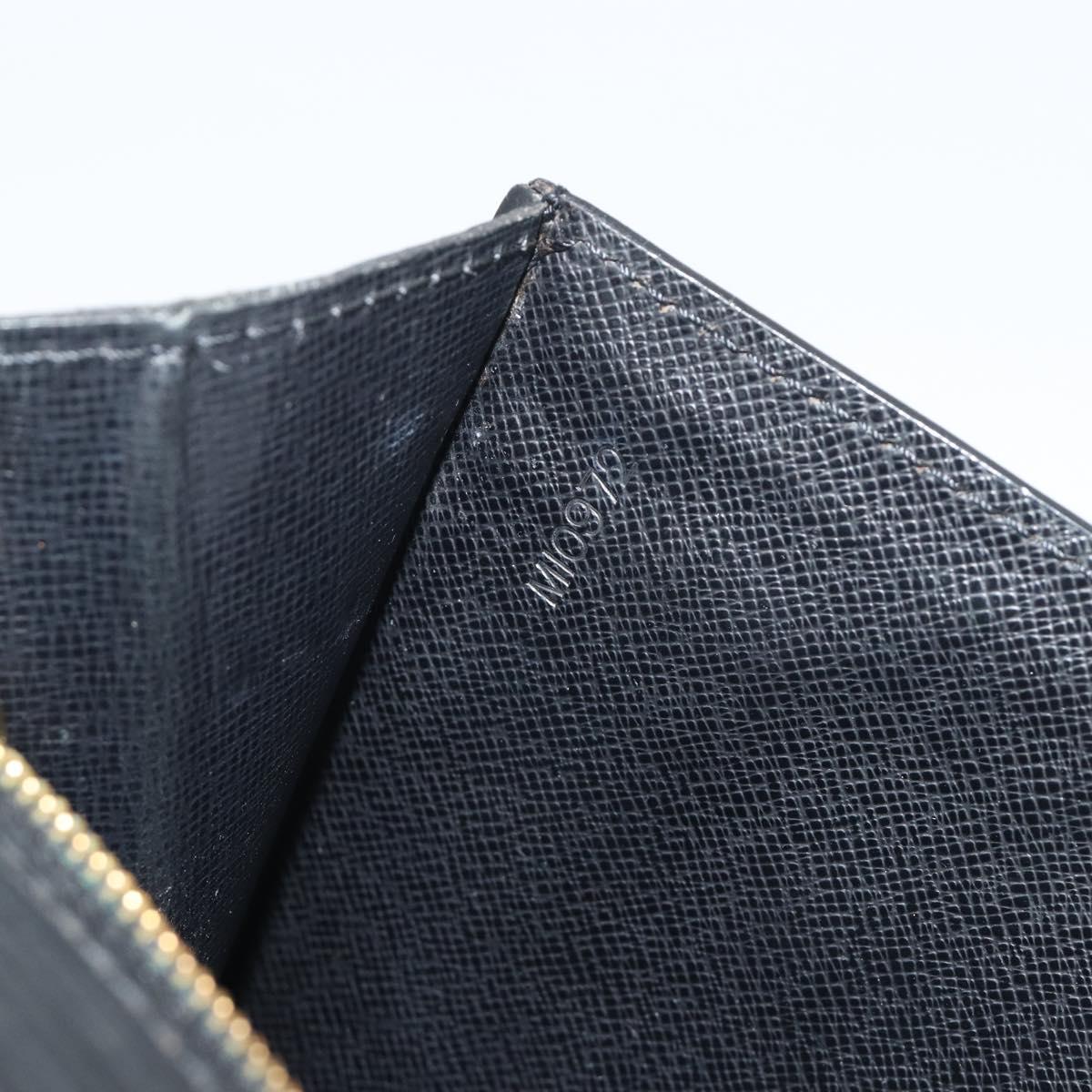 LOUIS VUITTON Epi Serie Dragonne Clutch Bag Black Noir M52612 LV Auth 197453