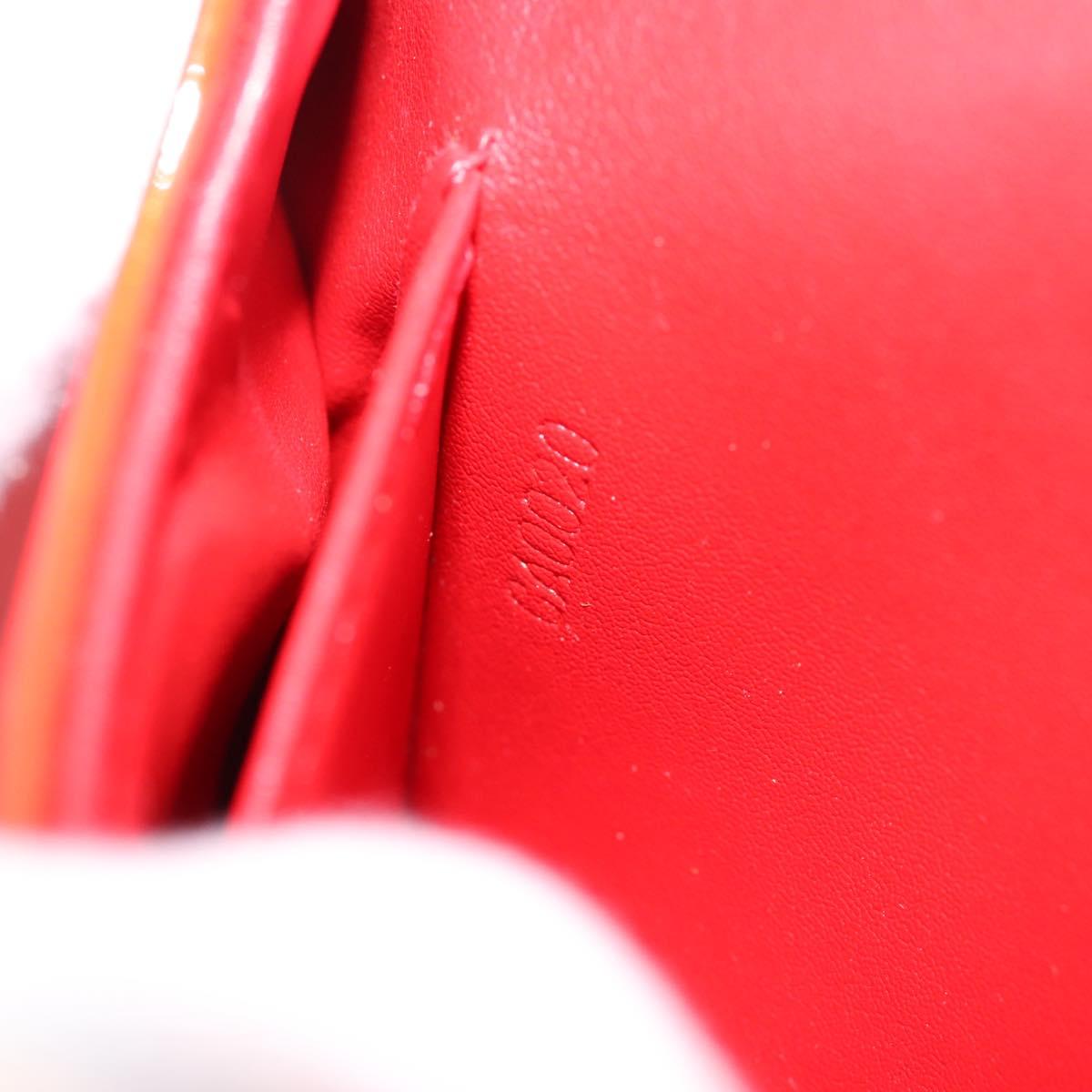 LOUIS VUITTON Monogram Vernis Thompson Street Bag Red Rouge M91094 Auth 197460