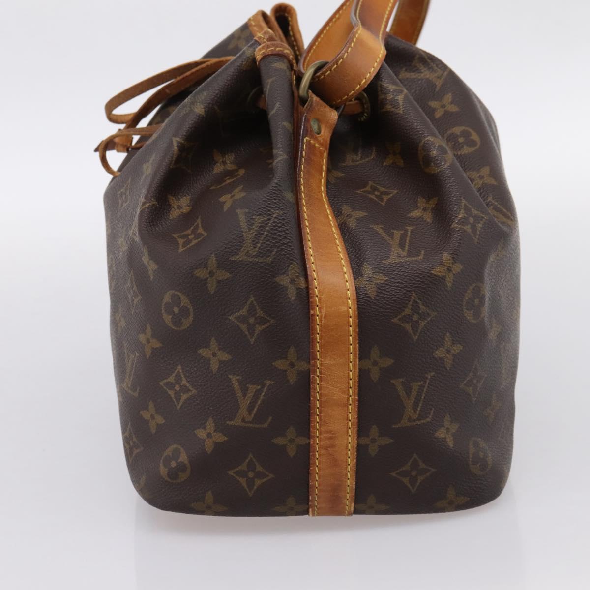 LOUIS VUITTON Monogram Petit Noe Shoulder Bag M42226 LV Auth 197462A
