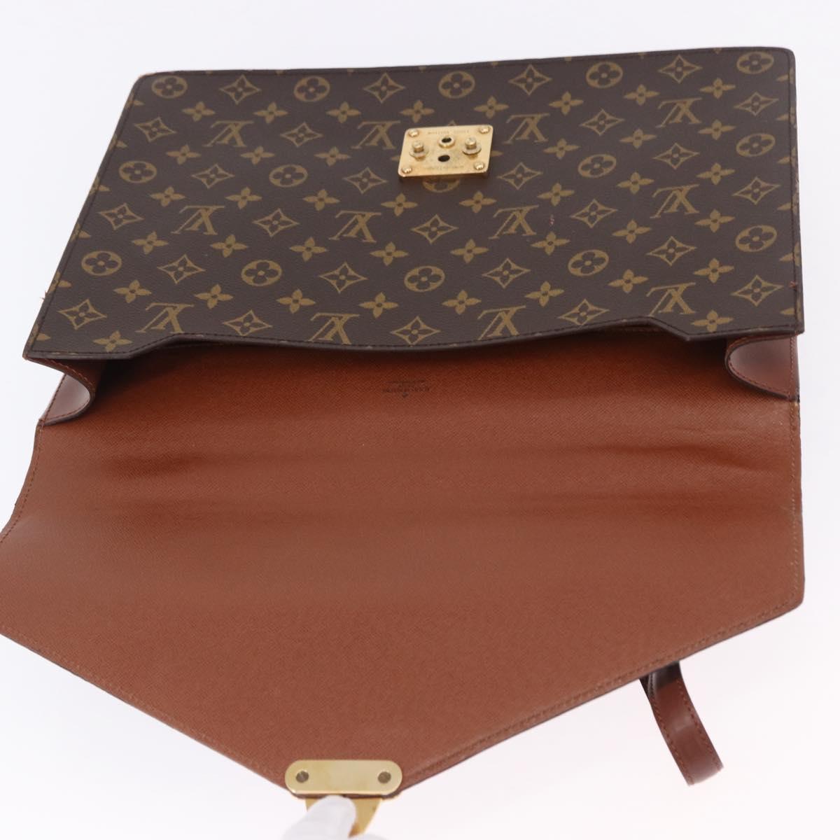 LOUIS VUITTON Monogram Porte Documents Bandouliere Bag M53338 LV Auth 197463A