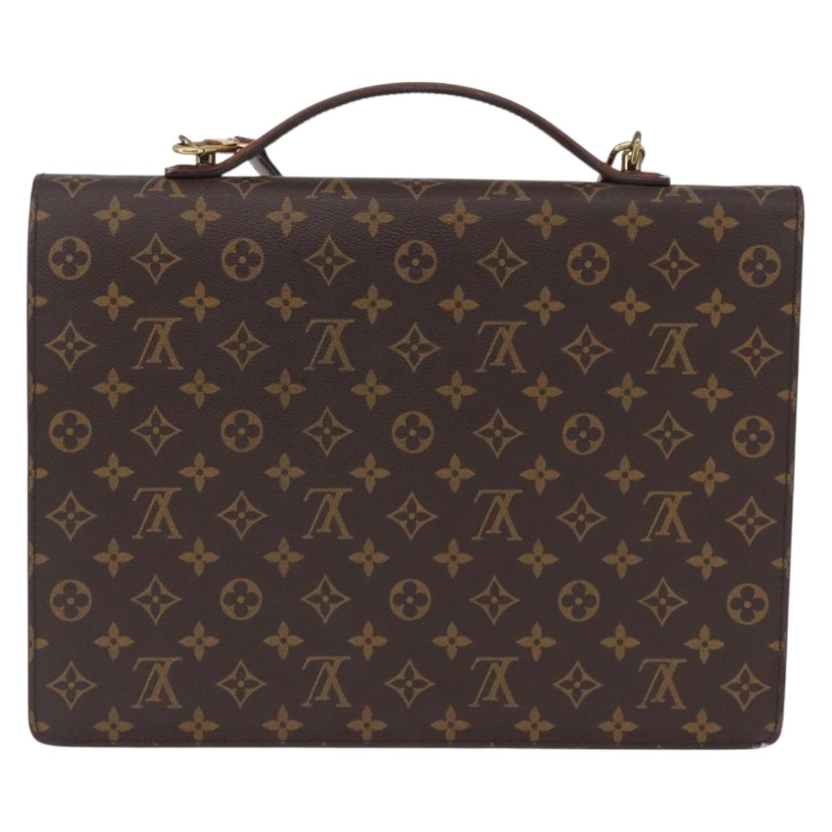 LOUIS VUITTON Monogram Porte Documents Bandouliere Bag M53338 LV Auth 197463A
