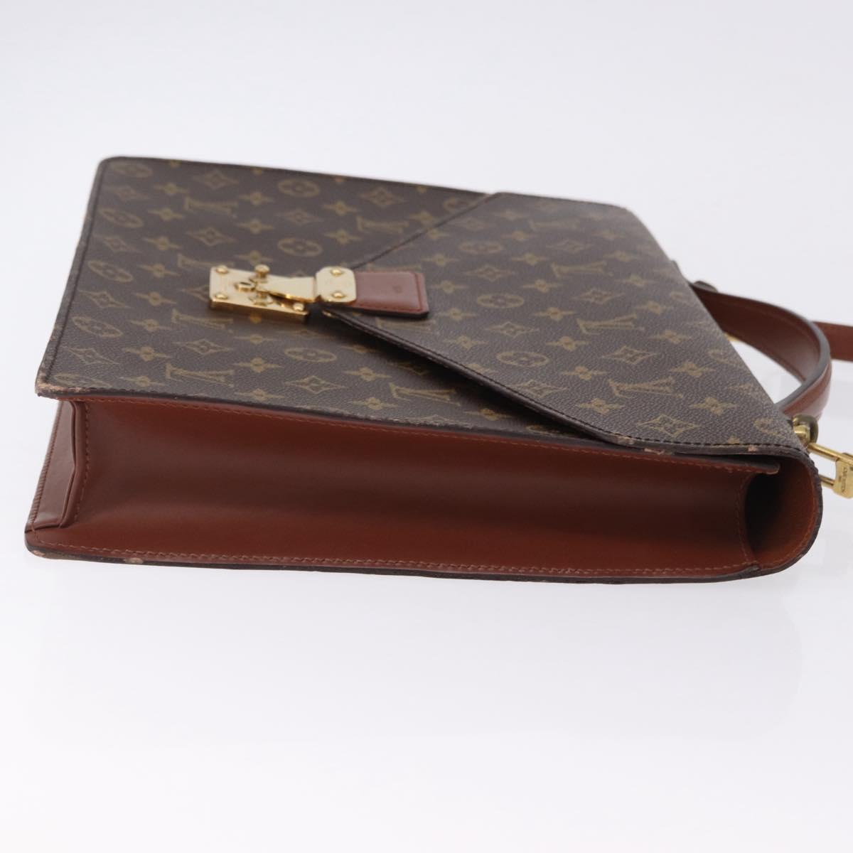 LOUIS VUITTON Monogram Porte Documents Bandouliere Bag M53338 LV Auth 197463A