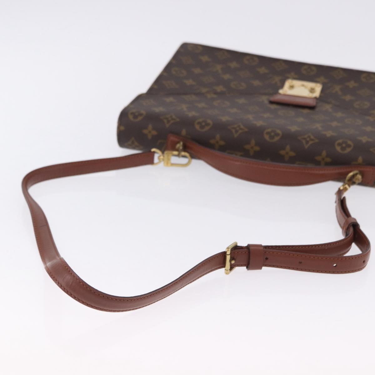 LOUIS VUITTON Monogram Porte Documents Bandouliere Bag M53338 LV Auth 197463A