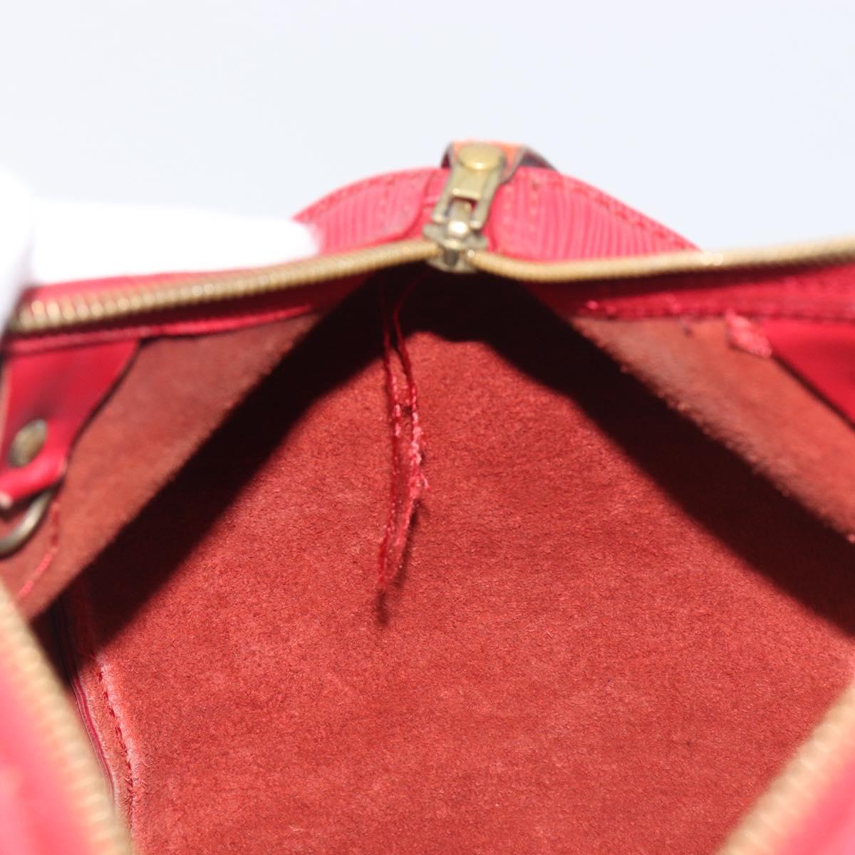 LOUIS VUITTON Epi Speedy 30 Hand Bag Castilian Red M43007 LV Auth 197473