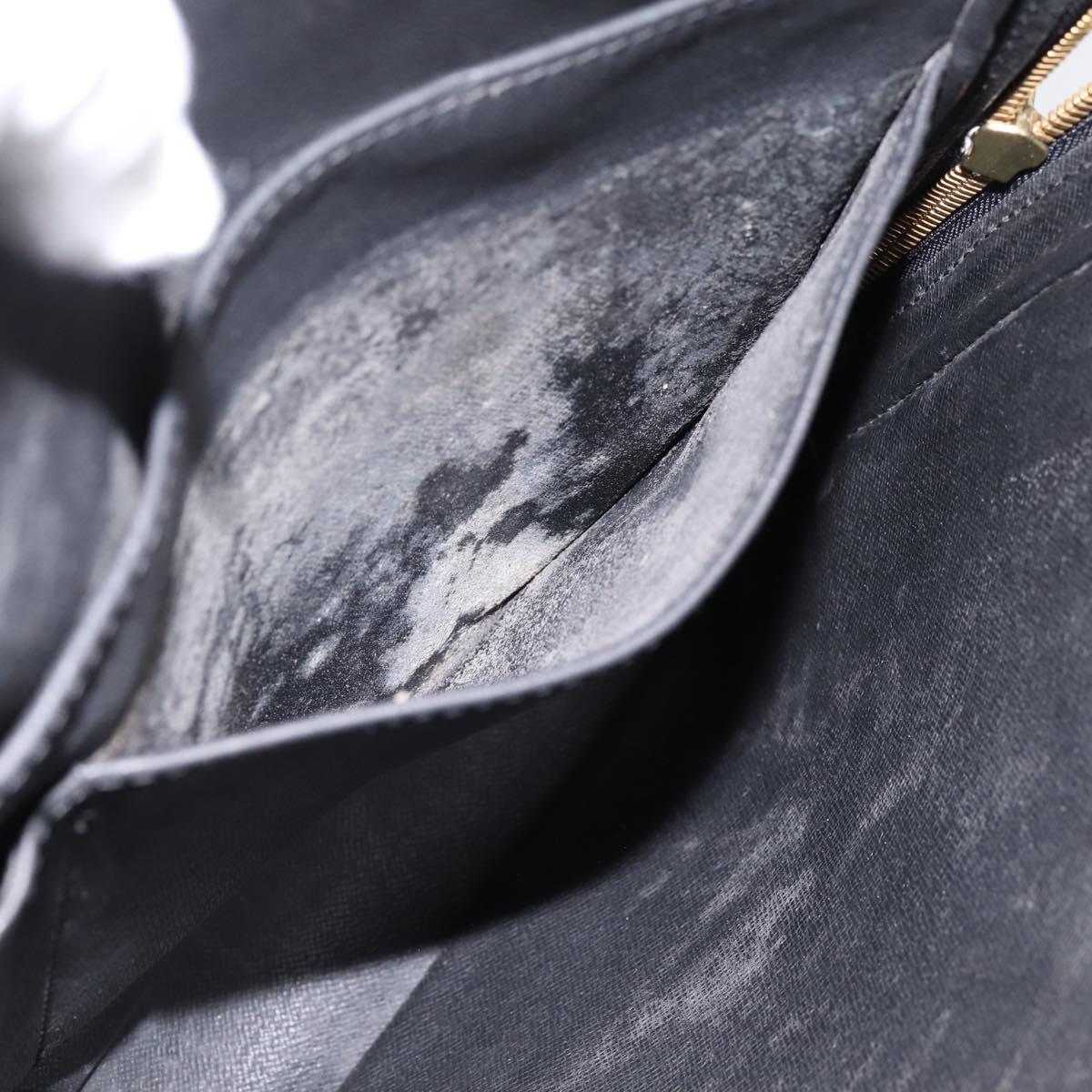 LOUIS VUITTON Epi Porte Documents Voyage Business Bag Black M40321 Auth 197474