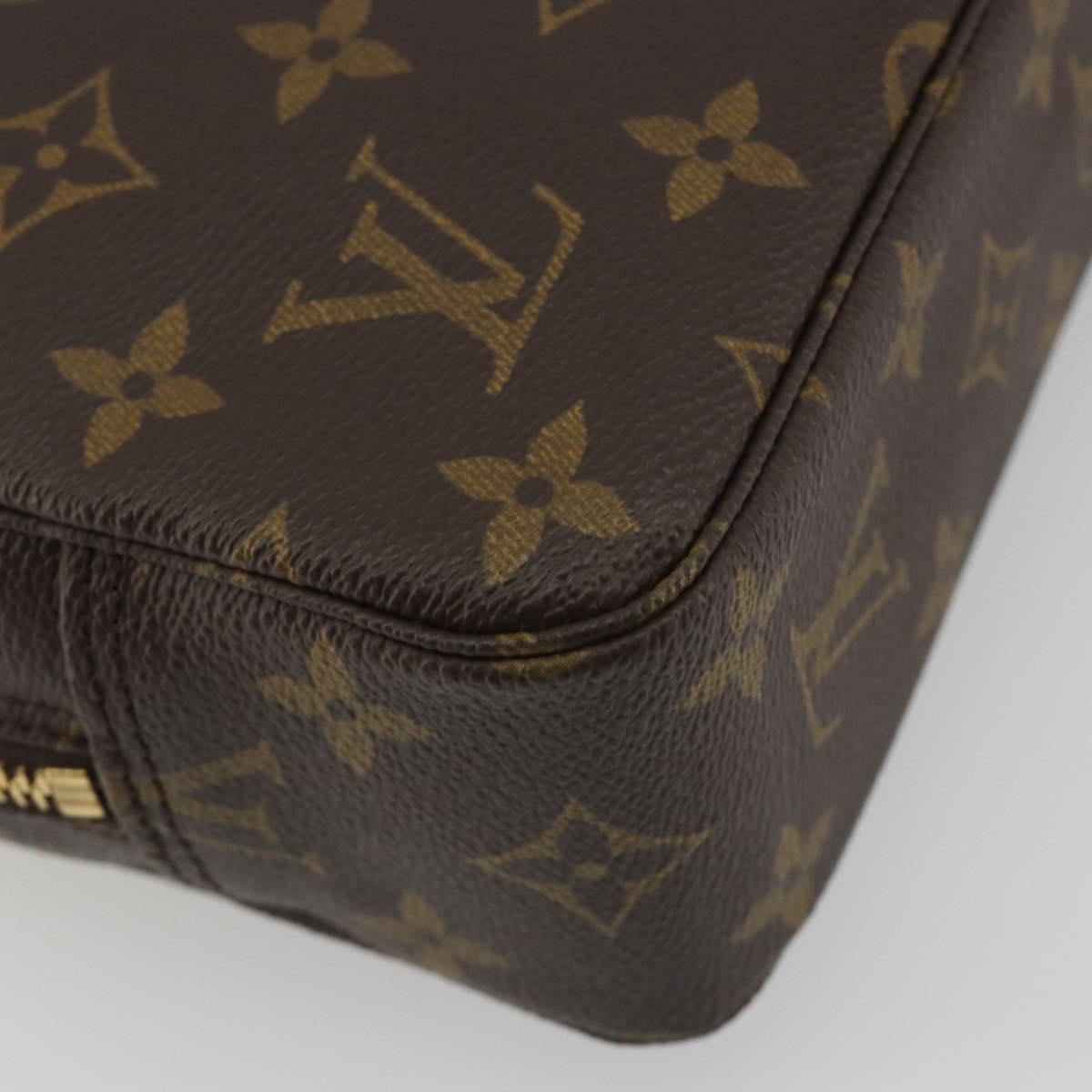 LOUIS VUITTON Monogram Trousse Toilette 23 Clutch Bag M47524 LV Auth 197476A