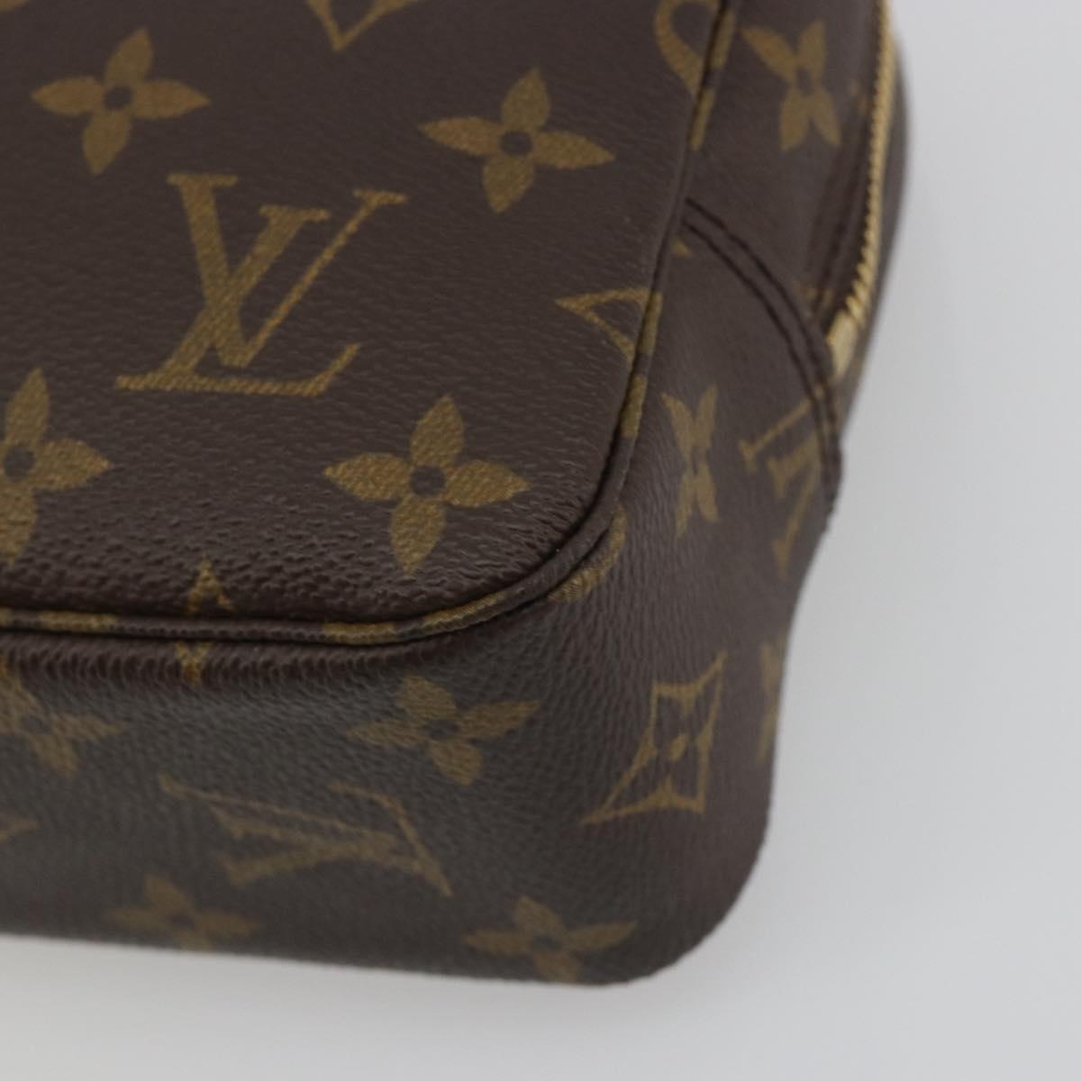 LOUIS VUITTON Monogram Trousse Toilette 23 Clutch Bag M47524 LV Auth 197476A