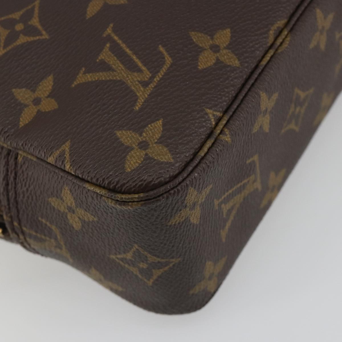 LOUIS VUITTON Monogram Trousse Toilette 23 Clutch Bag M47524 LV Auth 197476A