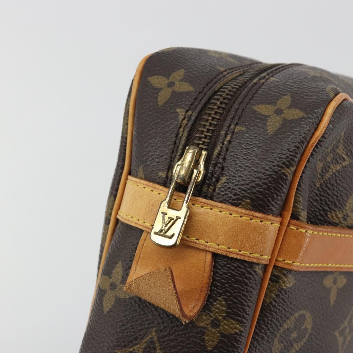 LOUIS VUITTON Monogram Compiegne 28 Clutch Bag M51845 LV Auth 197477