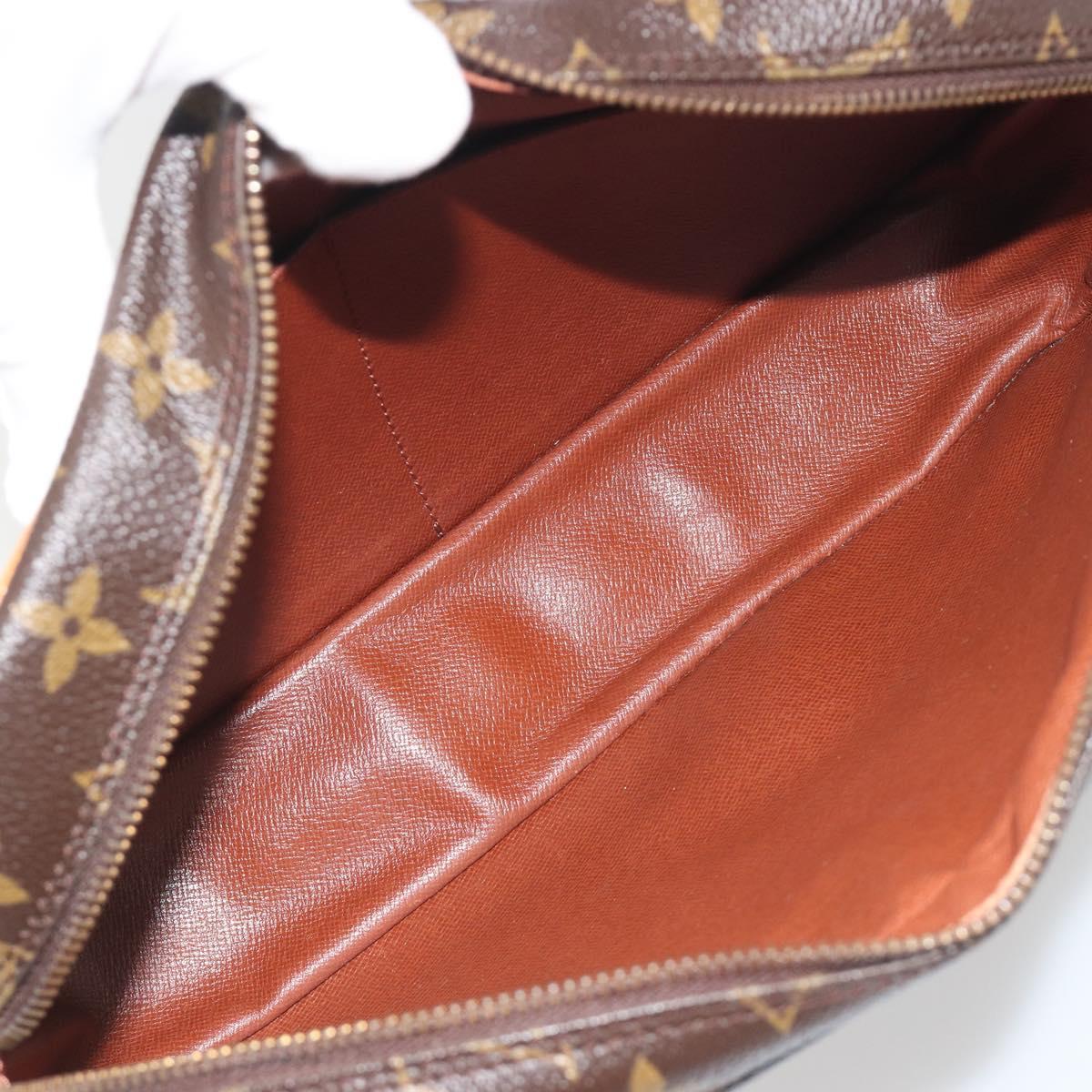 LOUIS VUITTON Monogram Compiegne 28 Clutch Bag M51845 LV Auth 197477