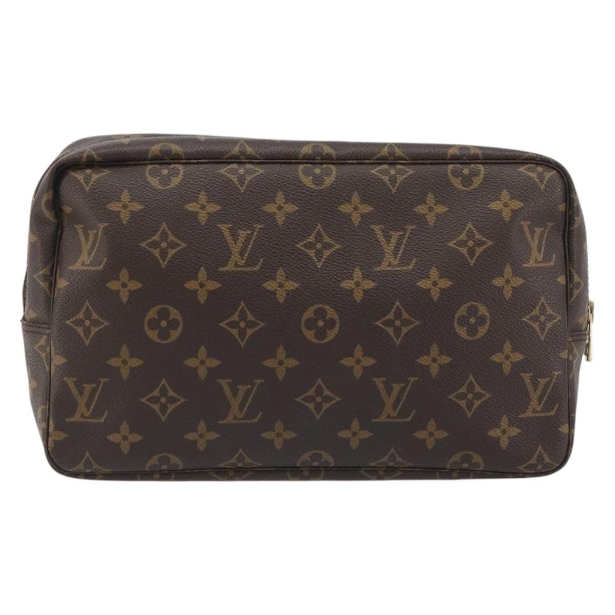 LOUIS VUITTON Monogram Trousse Toilette 28 Clutch Bag M47522 LV Auth 197478A