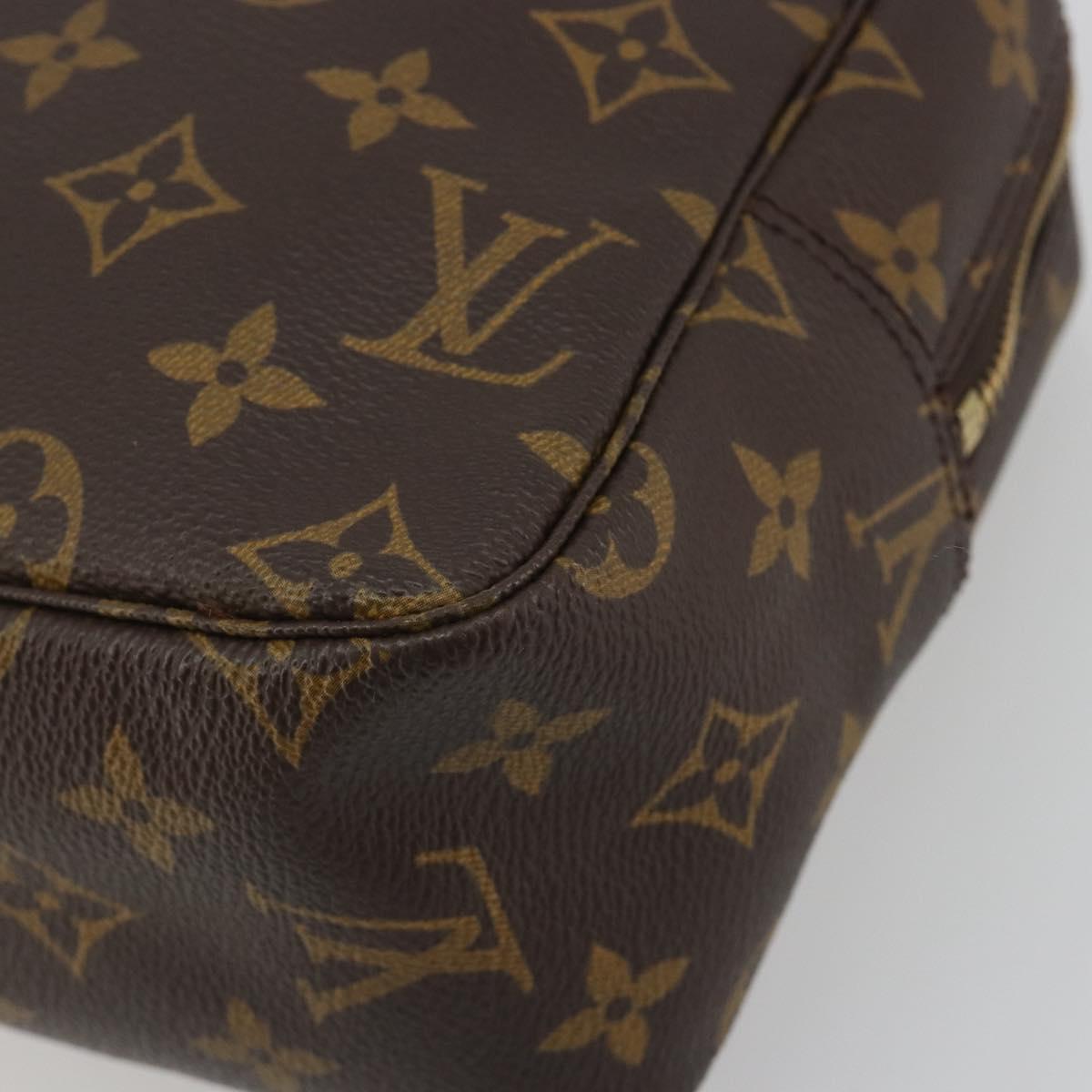 LOUIS VUITTON Monogram Trousse Toilette 28 Clutch Bag M47522 LV Auth 197478A