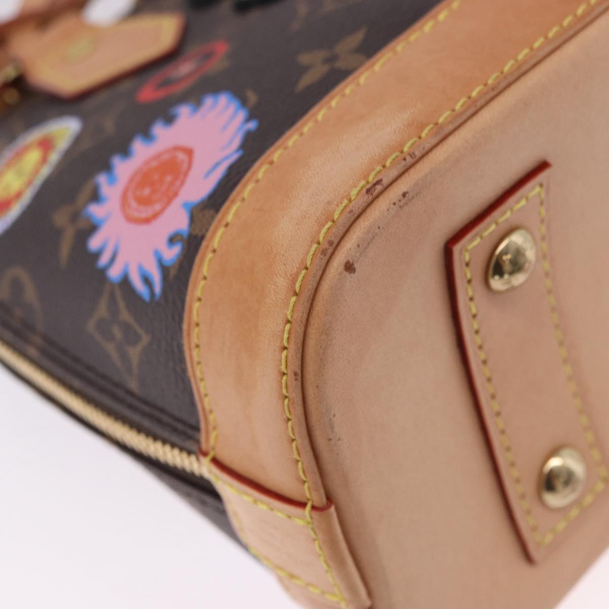 LOUIS VUITTON Monogram Yayoi Kusama Face Alma BB Bag 2way M46428 Auth 197481SAM