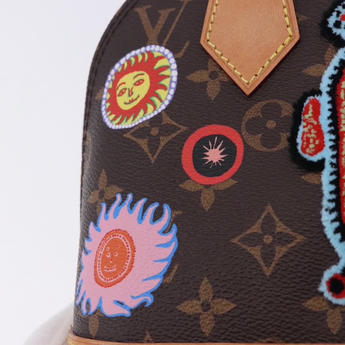 LOUIS VUITTON Monogram Yayoi Kusama Face Alma BB Bag 2way M46428 Auth 197481SAM