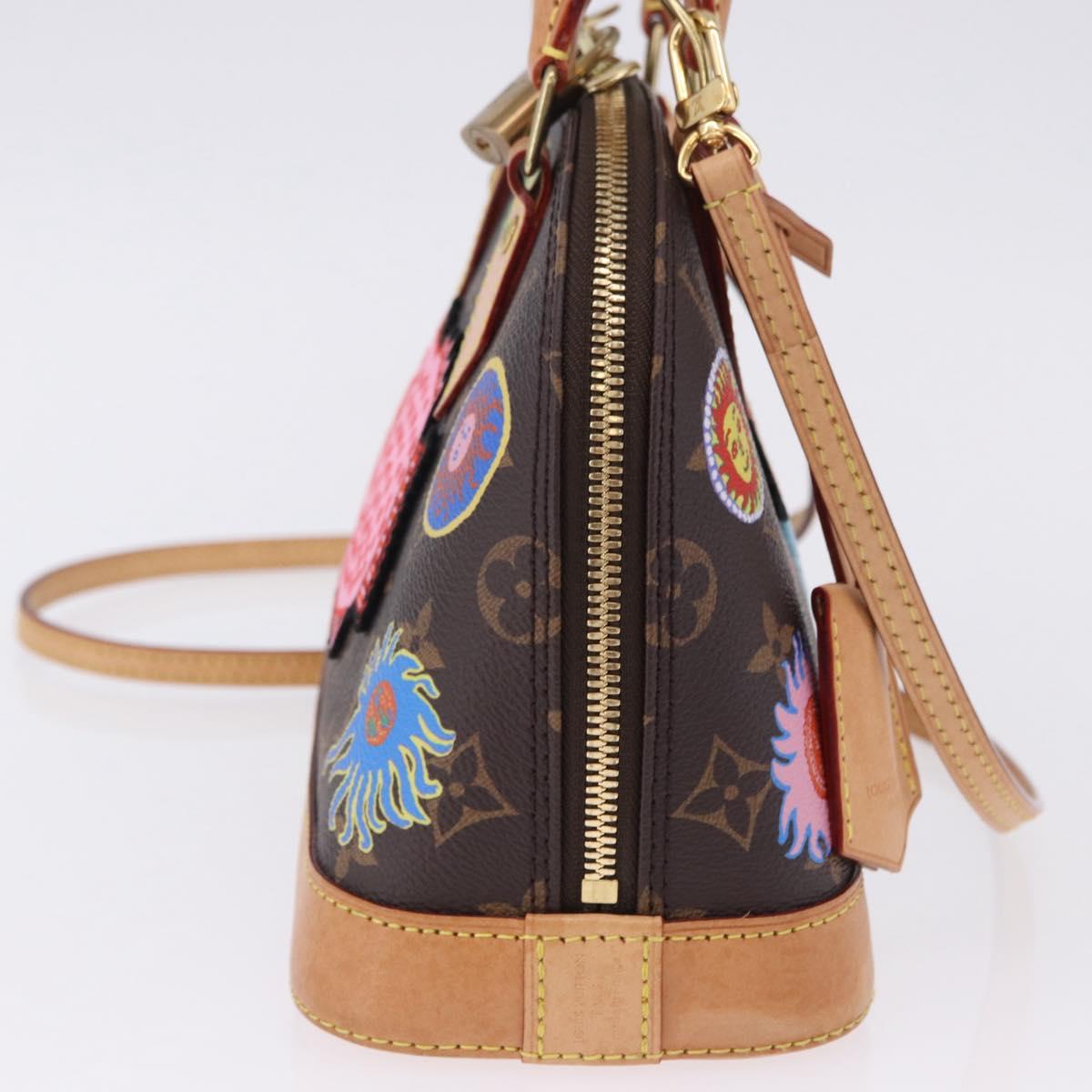 LOUIS VUITTON Monogram Yayoi Kusama Face Alma BB Bag 2way M46428 Auth 197481SAM