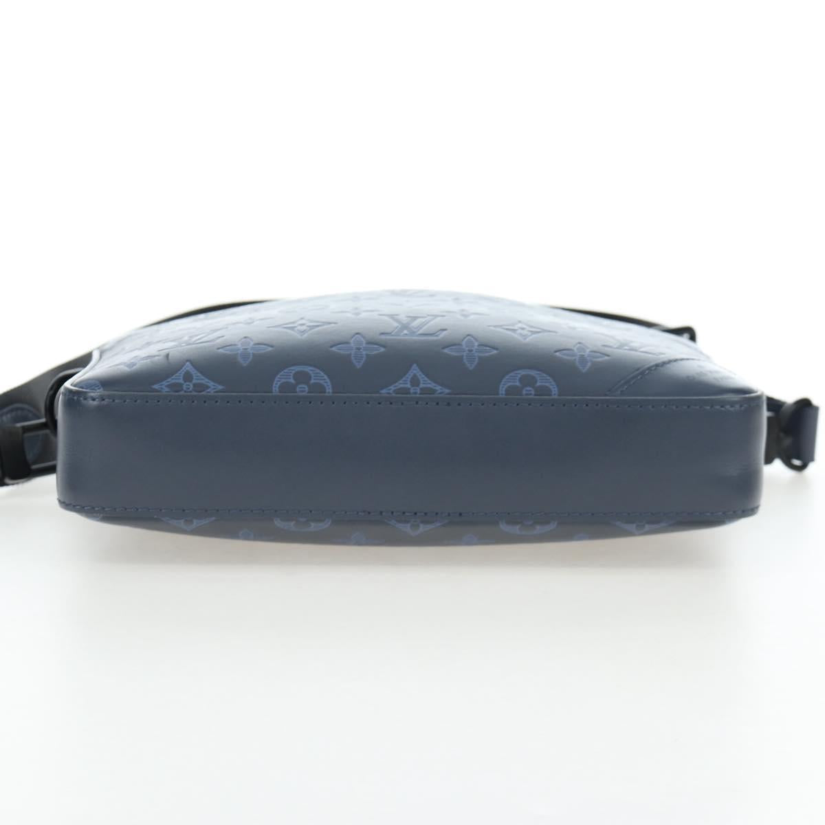 LOUIS VUITTON Monogram Shadow Danube PM Bag Black M43681 LV Auth 197487V