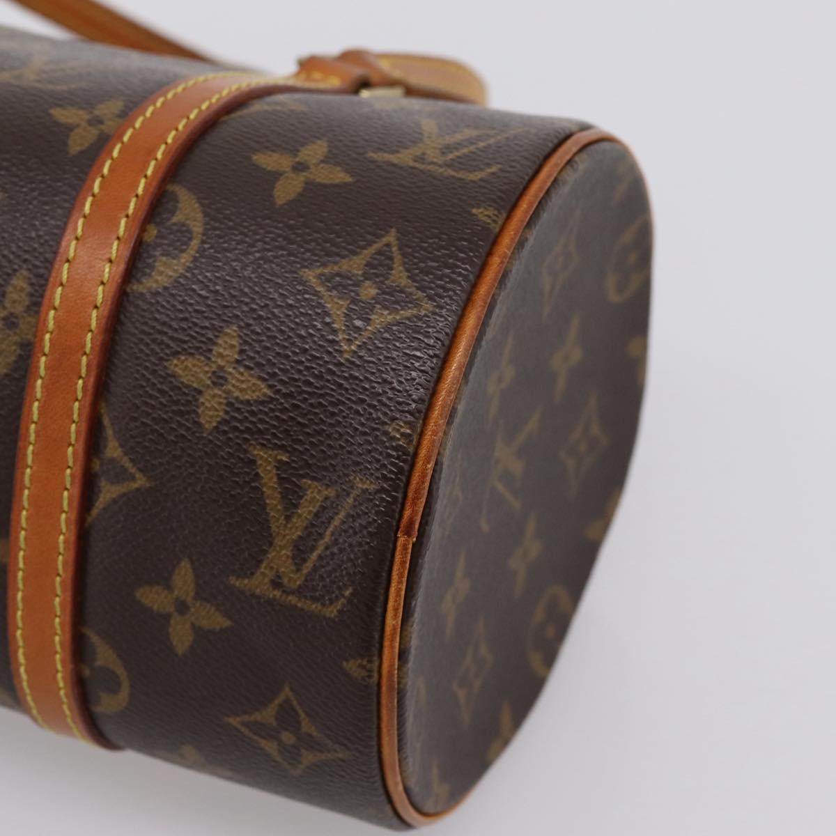 LOUIS VUITTON Monogram Papillon 28 Hand Bag LV Auth 197491A