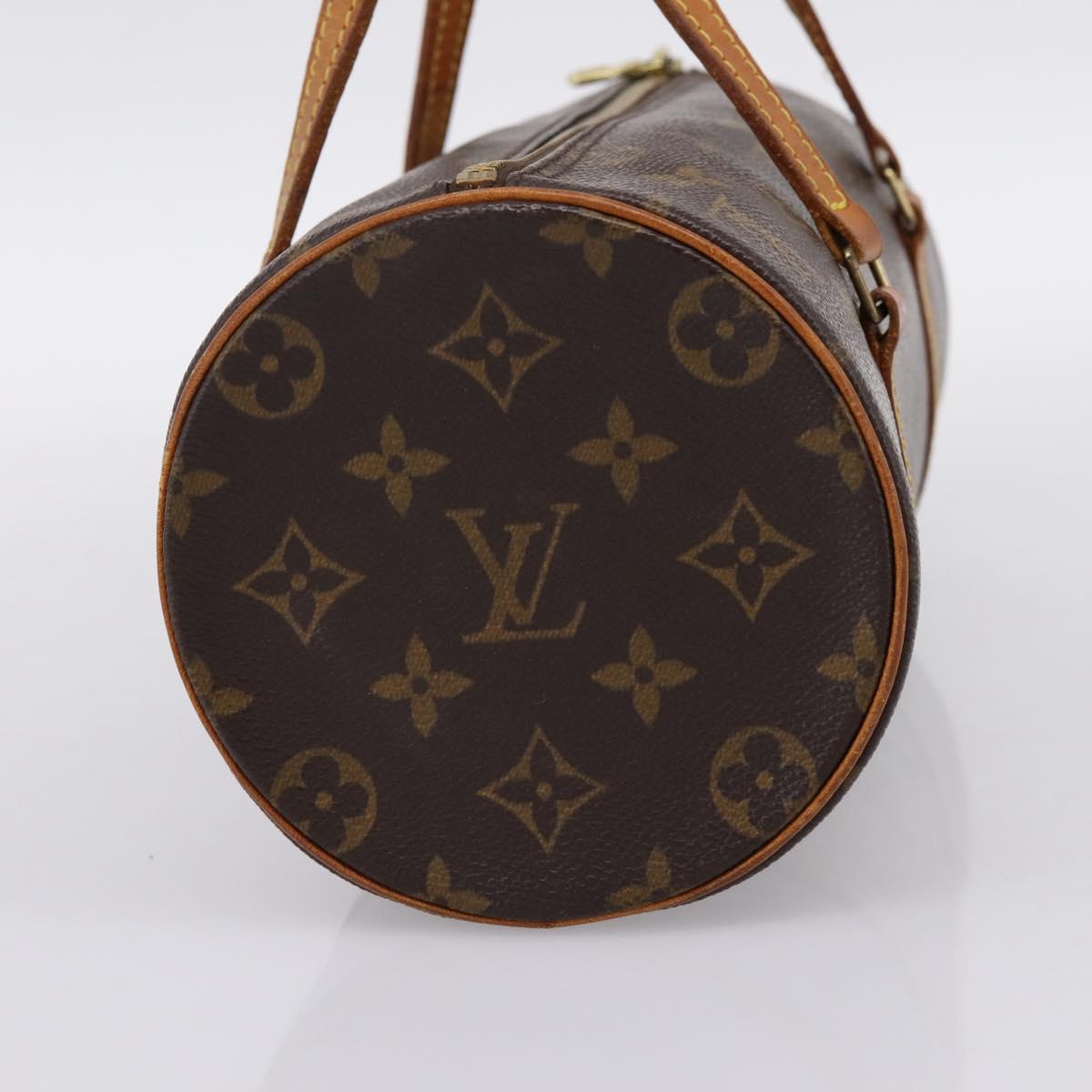 LOUIS VUITTON Monogram Papillon 28 Hand Bag LV Auth 197491A
