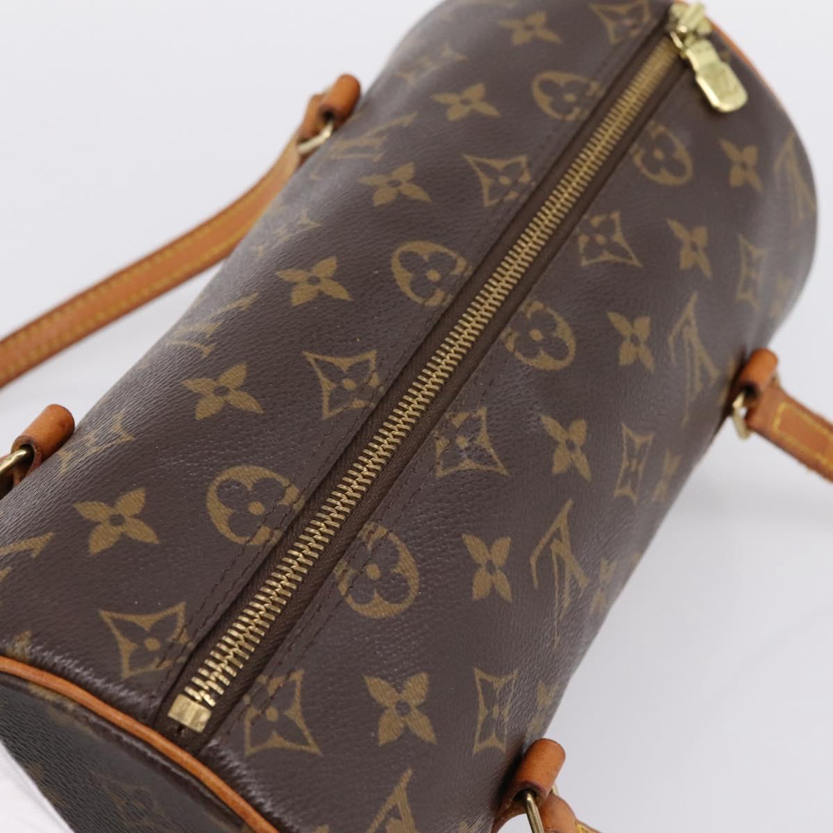 LOUIS VUITTON Monogram Papillon 28 Hand Bag LV Auth 197491A