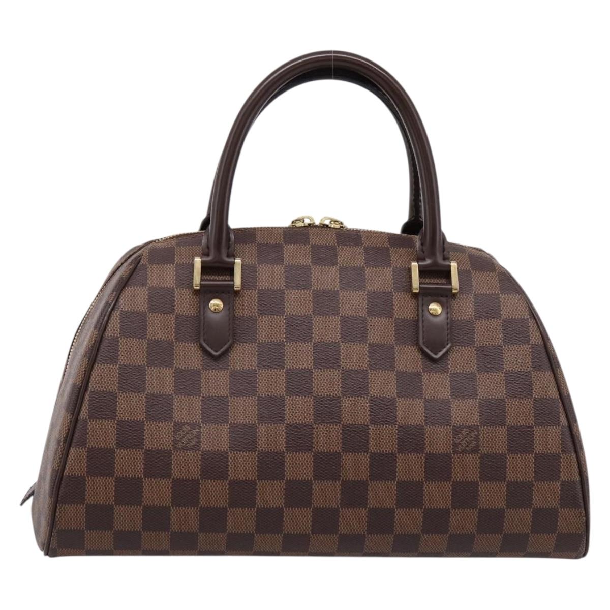 LOUIS VUITTON Damier Ebene Rivera MM Hand Bag N41434 LV Auth 197493V
