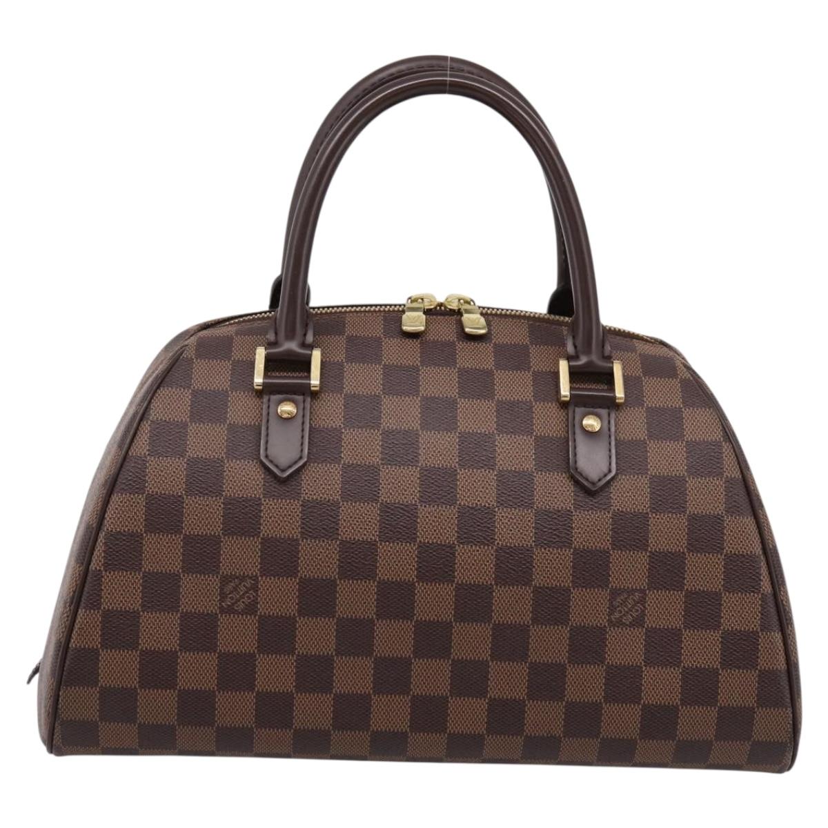 LOUIS VUITTON Damier Ebene Rivera MM Hand Bag N41434 LV Auth 197493V
