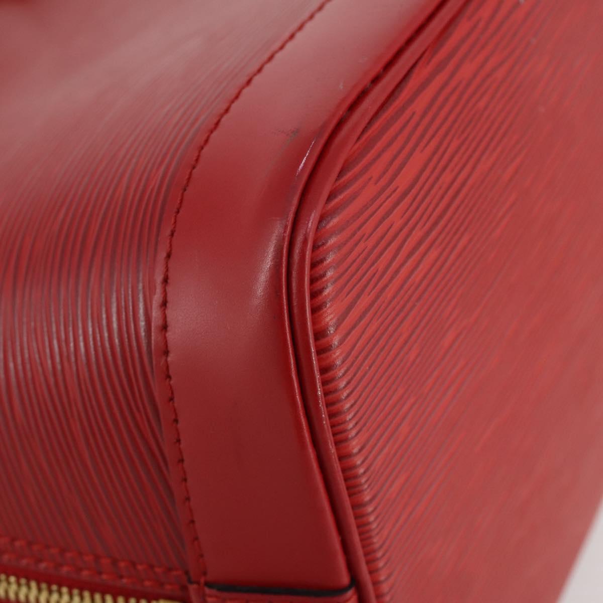 LOUIS VUITTON Epi Alma Hand Bag Castilian Red M52147 LV Auth 197494A