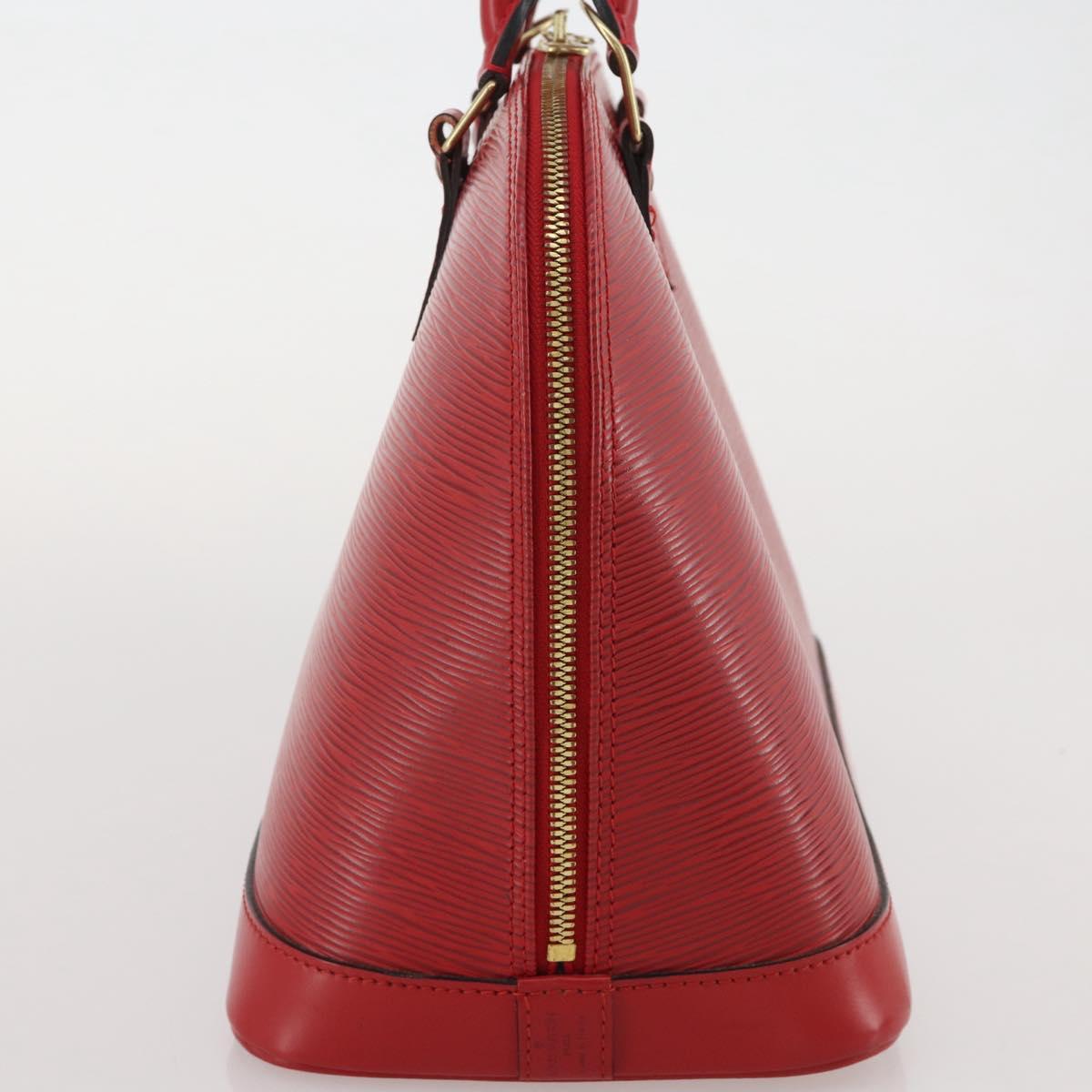 LOUIS VUITTON Epi Alma Hand Bag Castilian Red M52147 LV Auth 197494A
