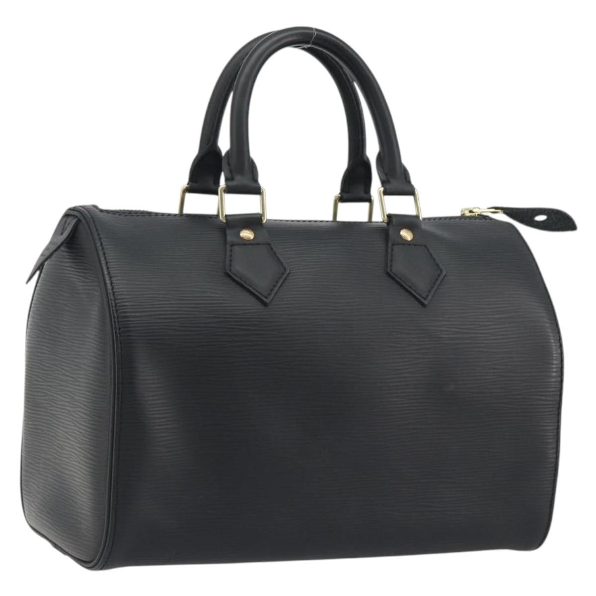 LOUIS VUITTON Epi Speedy 25 Hand Bag Black M59042 LV Auth 197496V