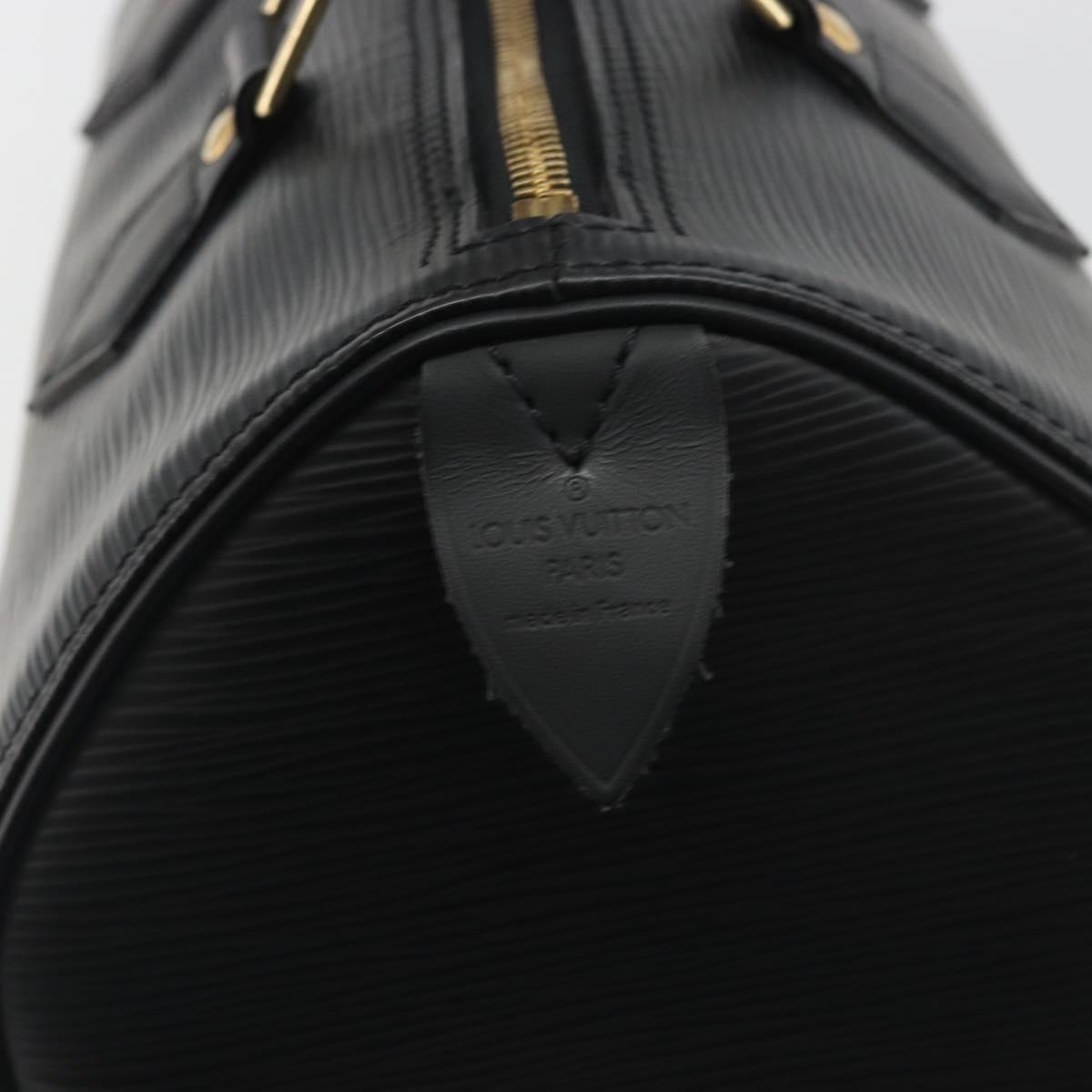 LOUIS VUITTON Epi Speedy 25 Hand Bag Black M59042 LV Auth 197496V