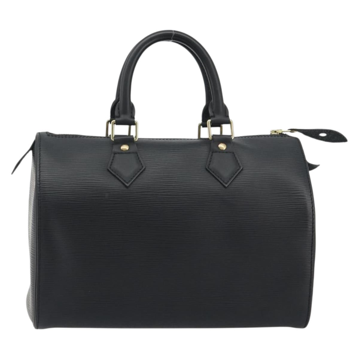 LOUIS VUITTON Epi Speedy 25 Hand Bag Black M59042 LV Auth 197496V