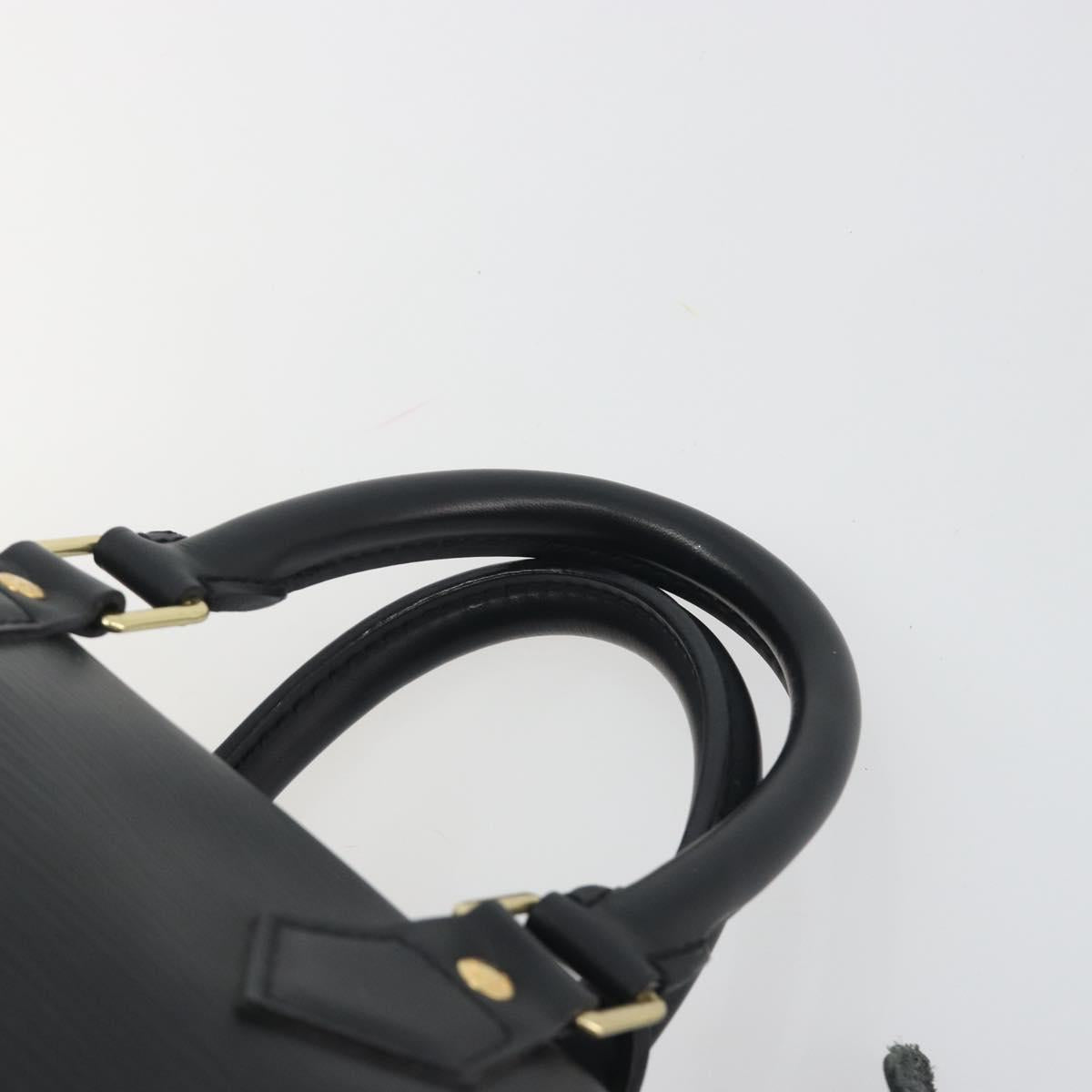 LOUIS VUITTON Epi Speedy 25 Hand Bag Black M59042 LV Auth 197496V