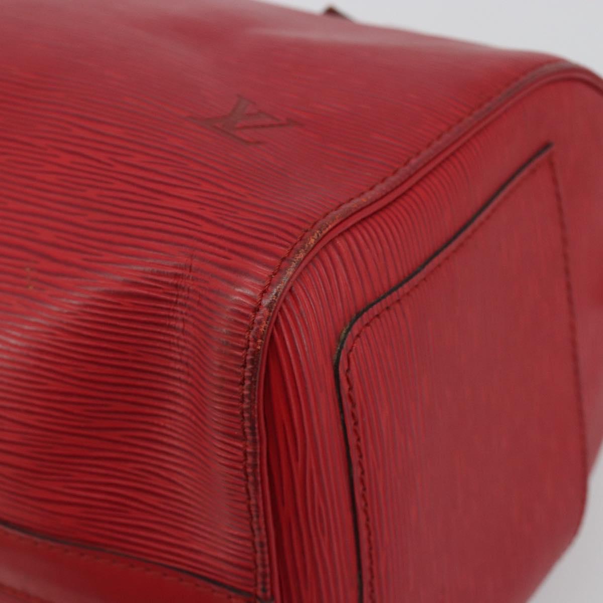 LOUIS VUITTON Epi Speedy 30 Hand Bag Castilian Red M43007 LV Auth 197497A