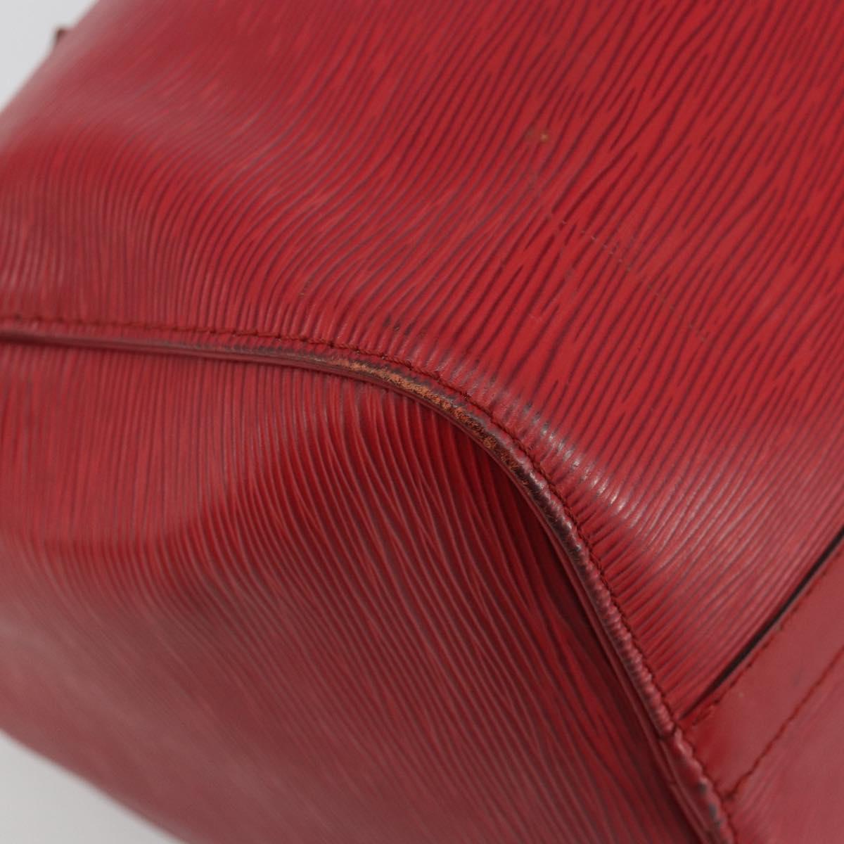 LOUIS VUITTON Epi Speedy 30 Hand Bag Castilian Red M43007 LV Auth 197497A