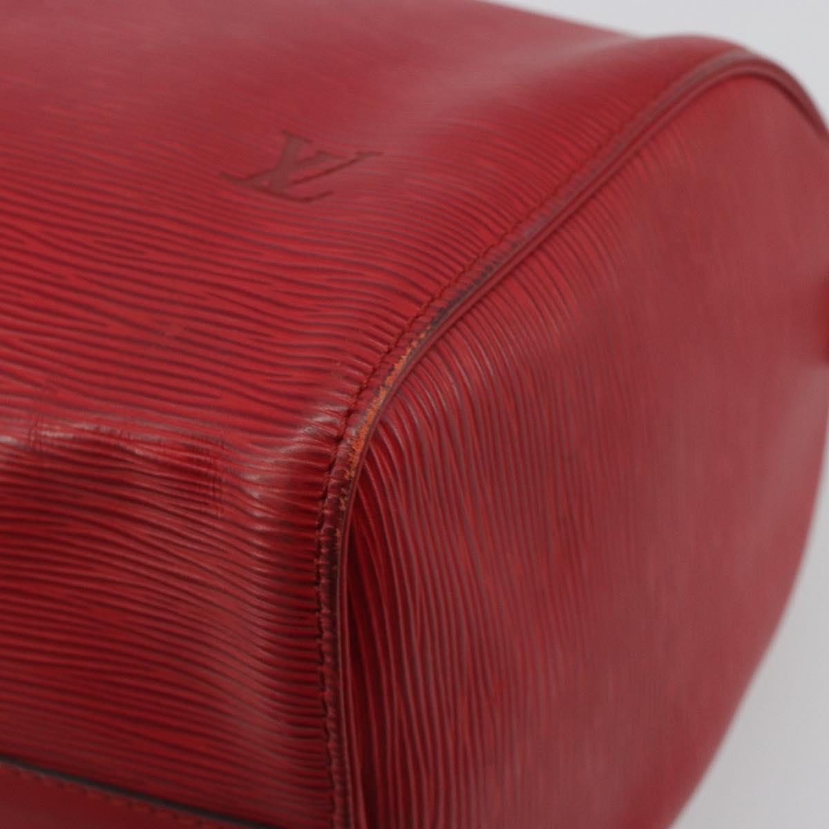 LOUIS VUITTON Epi Speedy 30 Hand Bag Castilian Red M43007 LV Auth 197497A