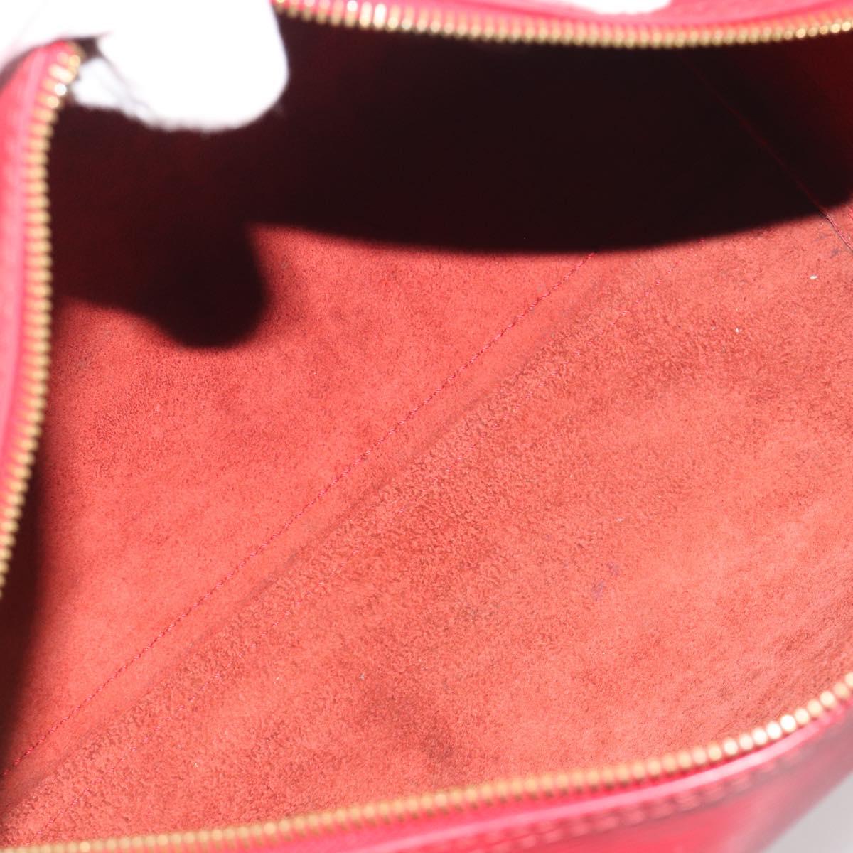 LOUIS VUITTON Epi Speedy 30 Hand Bag Castilian Red M43007 LV Auth 197497A