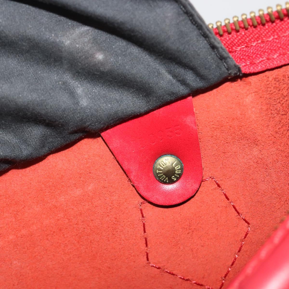 LOUIS VUITTON Epi Speedy 30 Hand Bag Castilian Red M43007 LV Auth 197497A