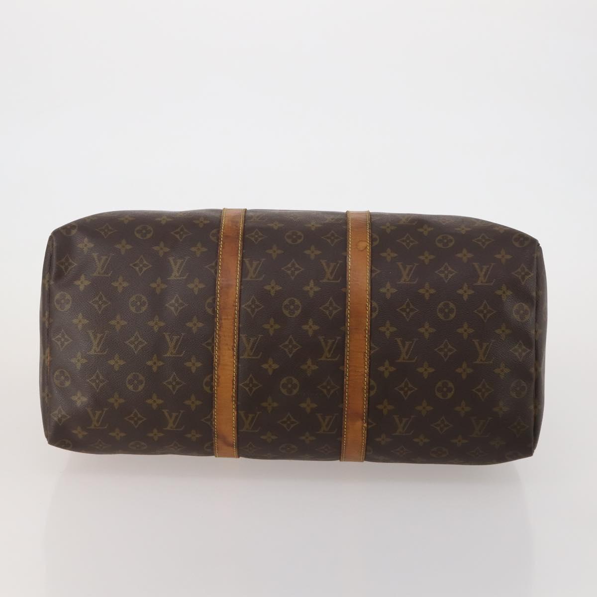 LOUIS VUITTON Monogram Keepall 50 Boston Bag M41426 LV Auth 197501