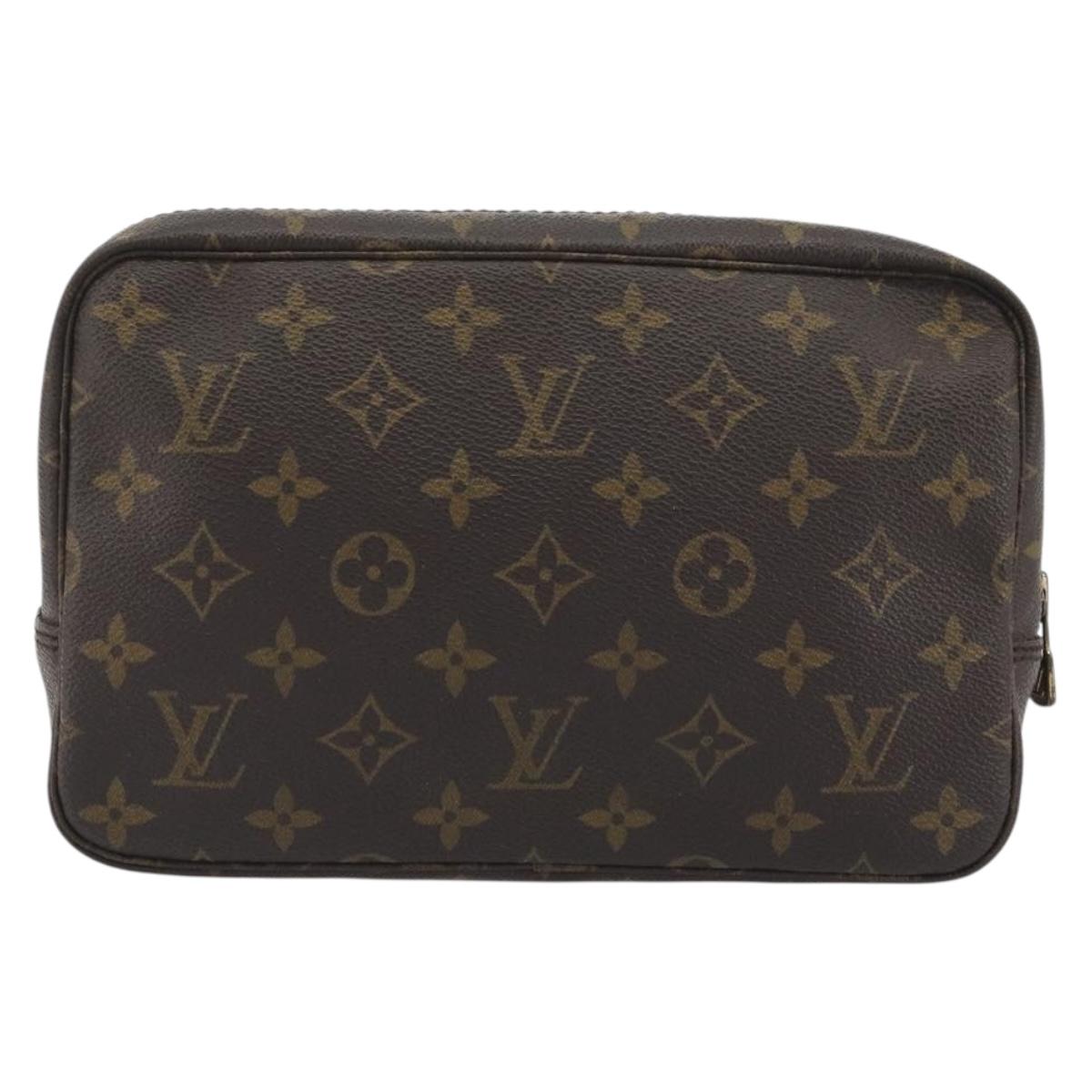 LOUIS VUITTON Monogram Trousse Toilette 28 Clutch Bag M47522 LV Auth 197503