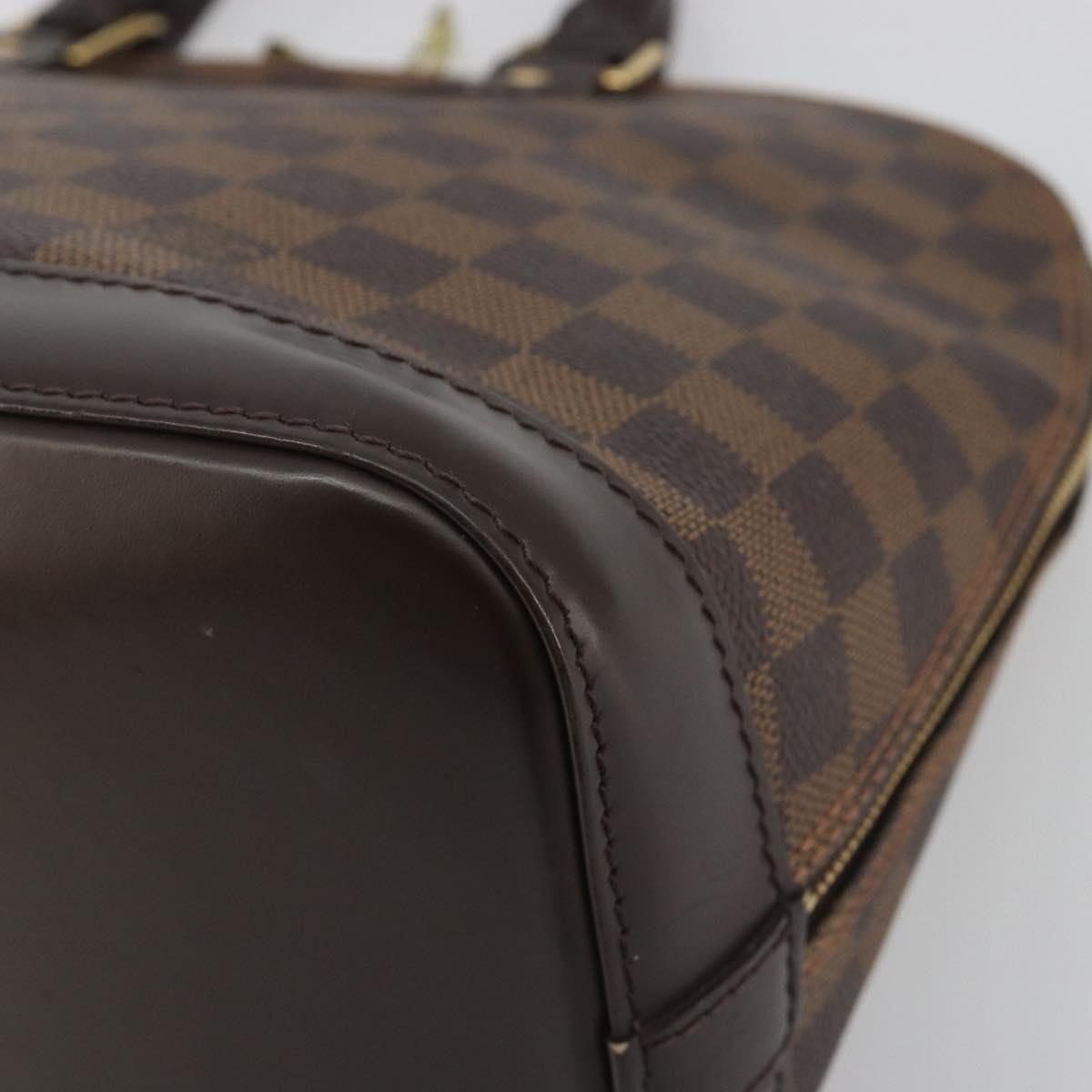 LOUIS VUITTON Damier Ebene Alma Hand Bag N51131 LV Auth 197507A