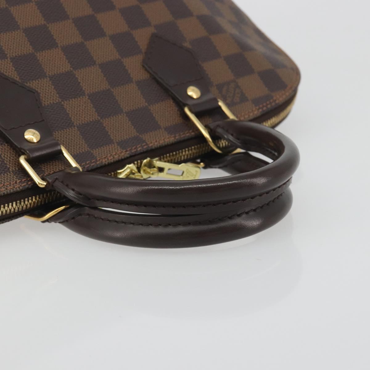 LOUIS VUITTON Damier Ebene Alma Hand Bag N51131 LV Auth 197507A