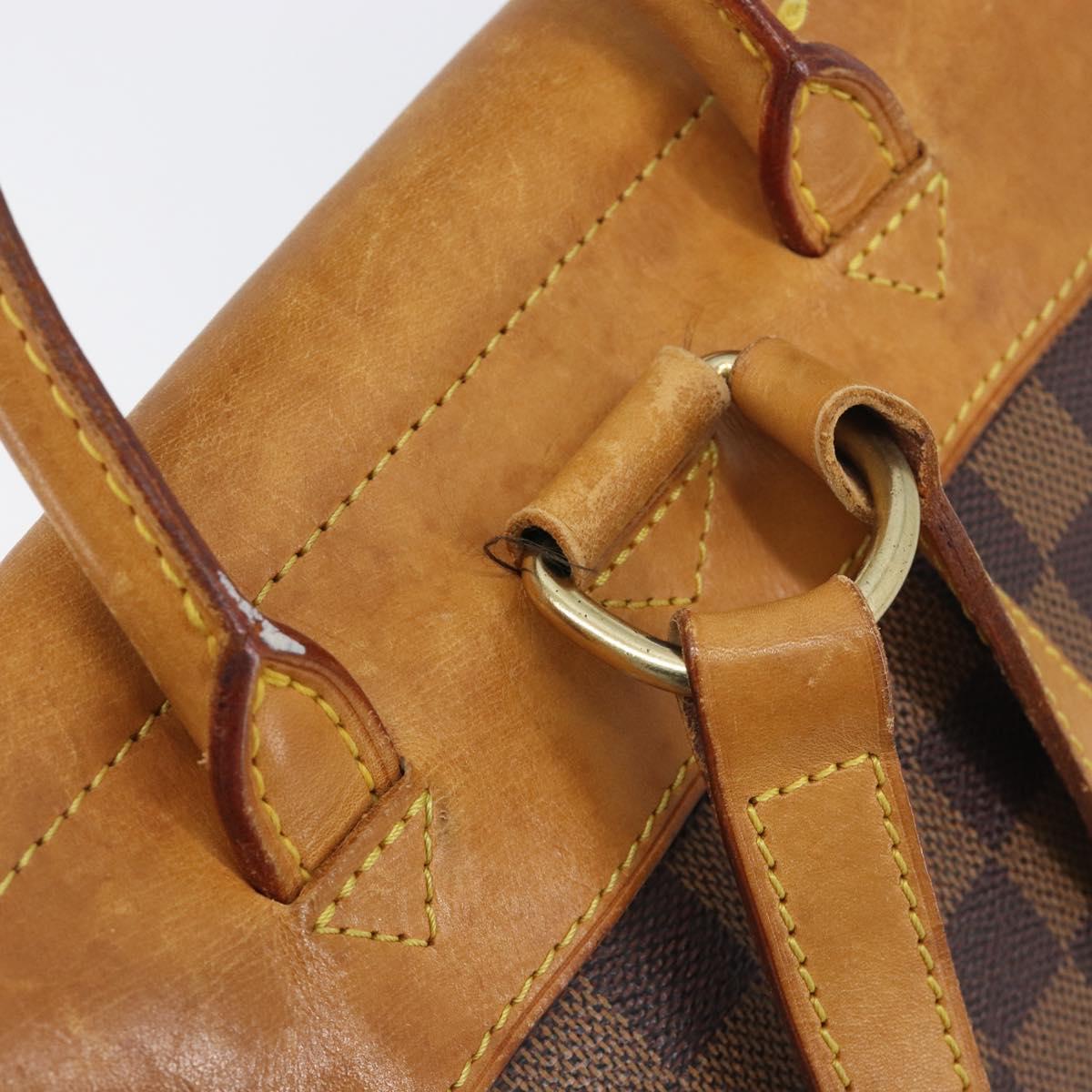 LOUIS VUITTON Damier Ebene Arlucan Backpack N99038 LV Auth 197509