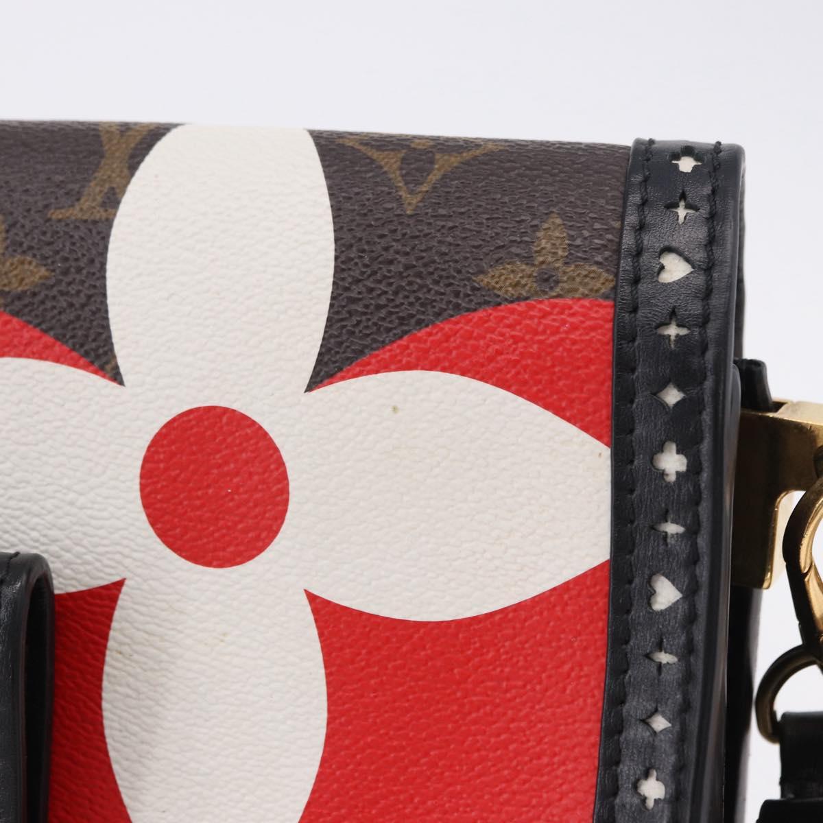 LOUIS VUITTON Monogram Game On Dauphine MM Shoulder Bag M57448 LV Auth 197519M